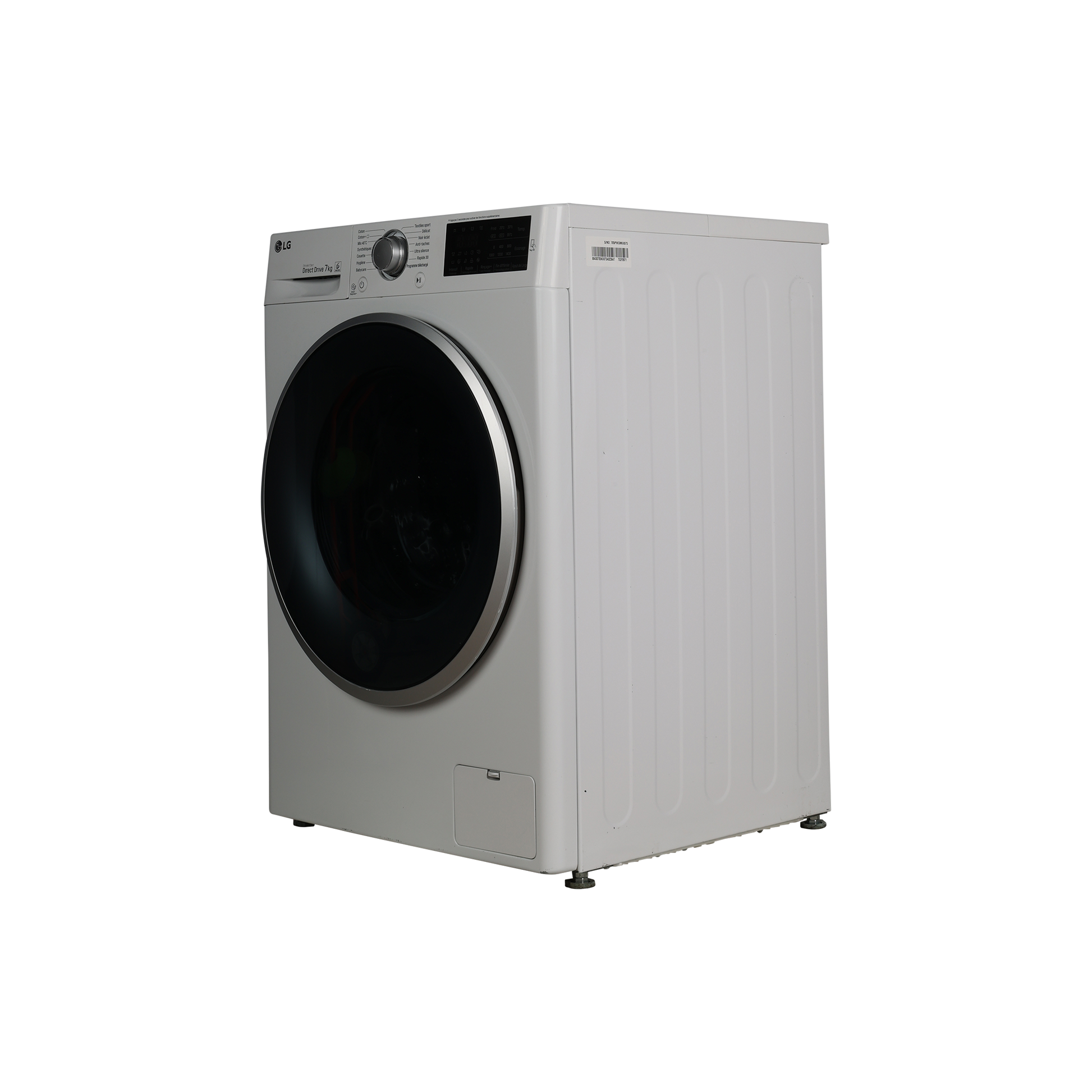 Lave-Linge Hublot 7 kg Reconditionné LG F74C41WH : vue du côté gauche