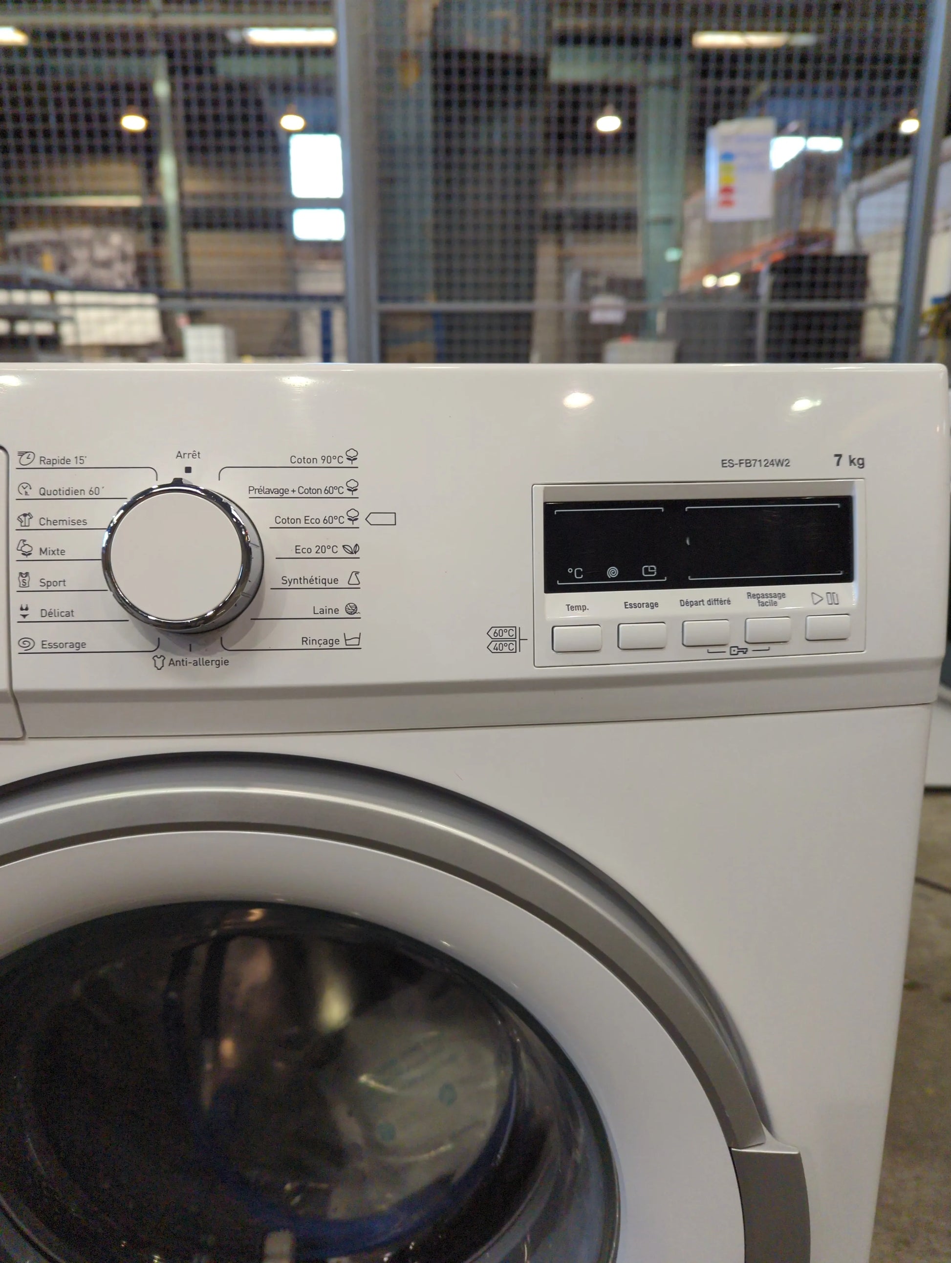 Lave-Linge Hublot 7 kg Reconditionné SHARP ES-FB7124W2