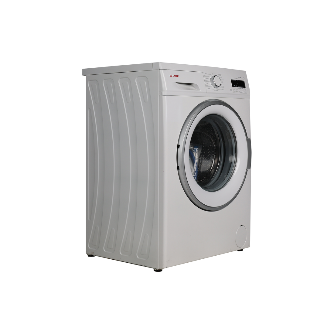 Lave-Linge Hublot 7 kg Reconditionné SHARP ES-FB7124W2 : vue du côté droit