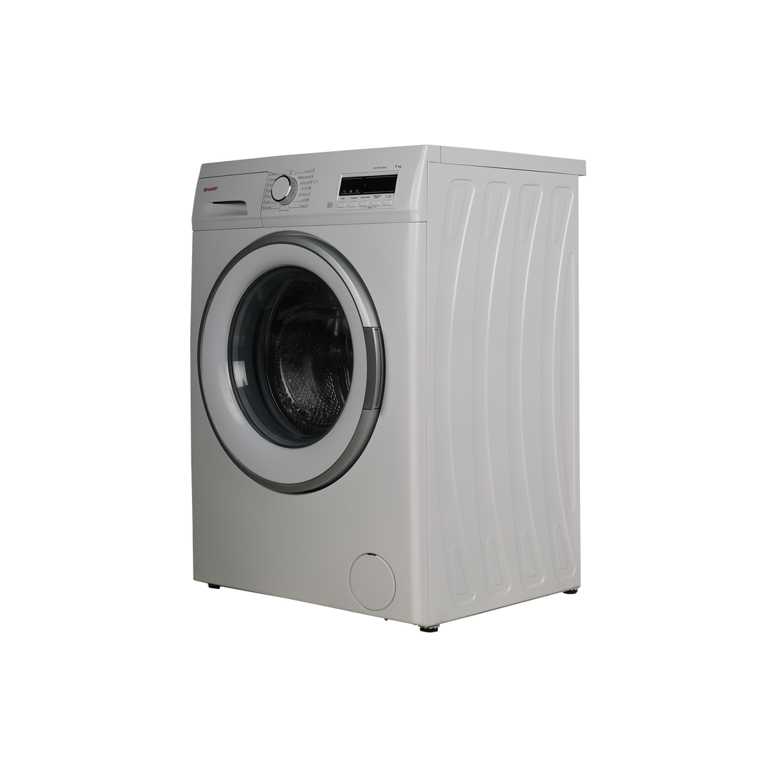 Lave-Linge Hublot 7 kg Reconditionné SHARP ES-FB7124W2 : vue du côté gauche