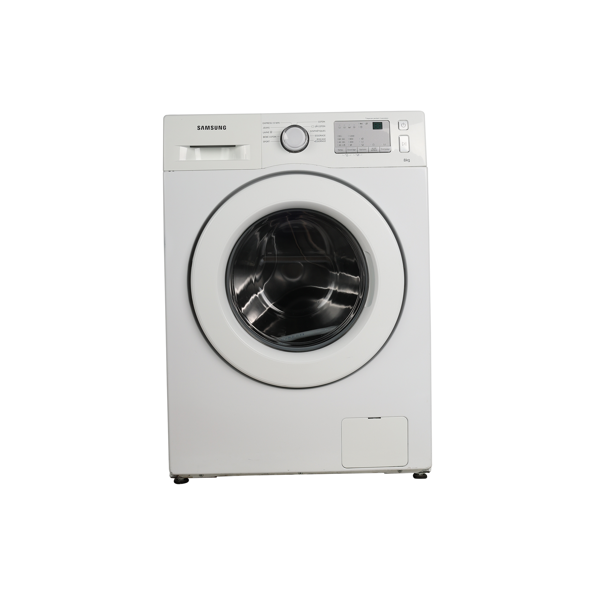 Lave-Linge Hublot 8 kg Reconditionné SAMSUNG WW80J3283KW : vue de face