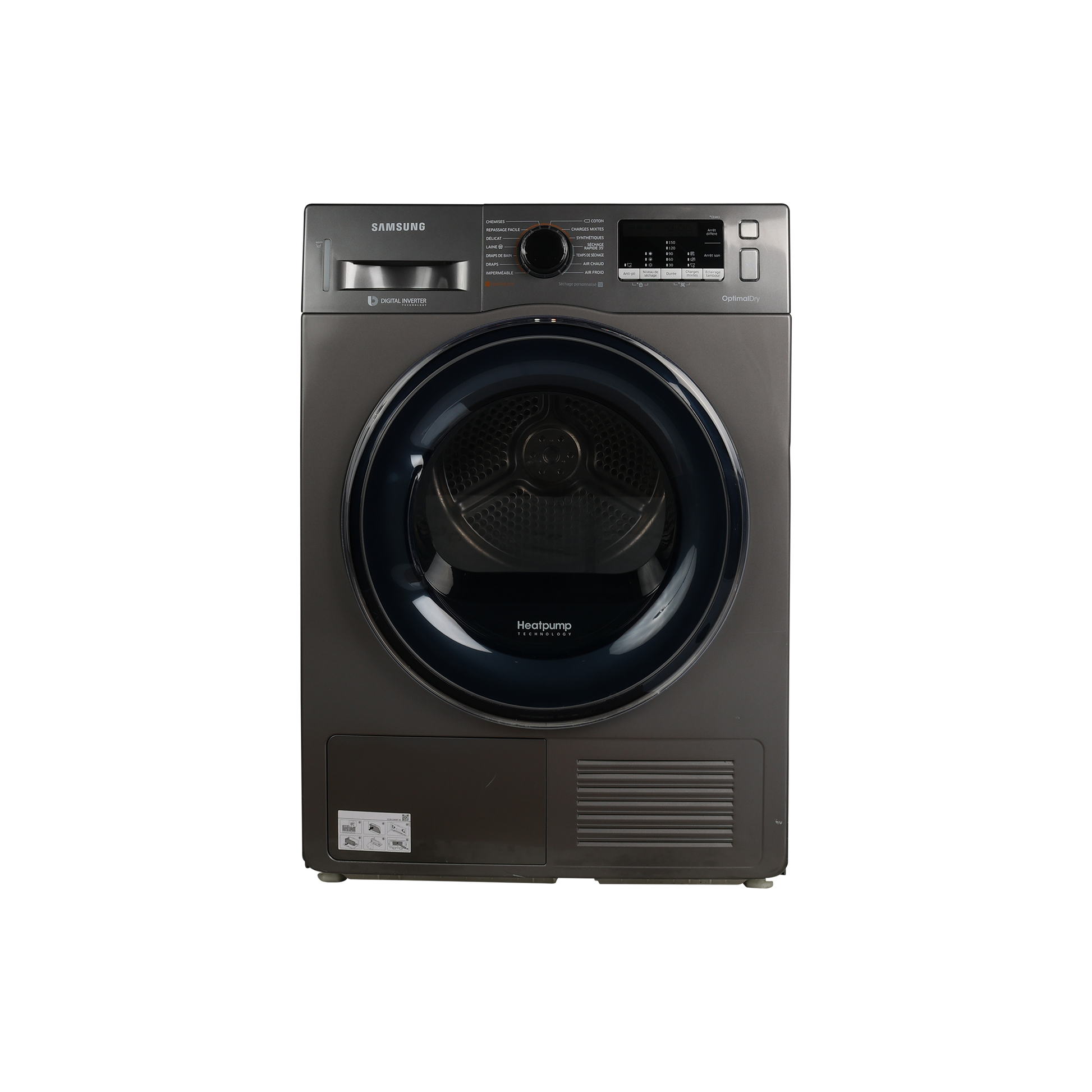 Seche-Linge Pompe À Chaleur 8 kg Reconditionné SAMSUNG DV80M52103X : vue de face