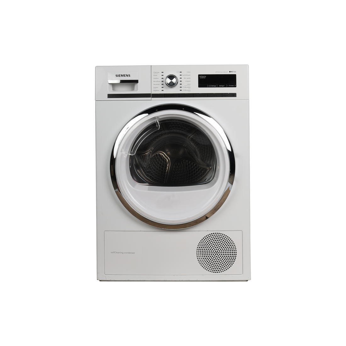 Seche-Linge Pompe À Chaleur 9 kg Reconditionné SIEMENS WT47W590FF : vue de face