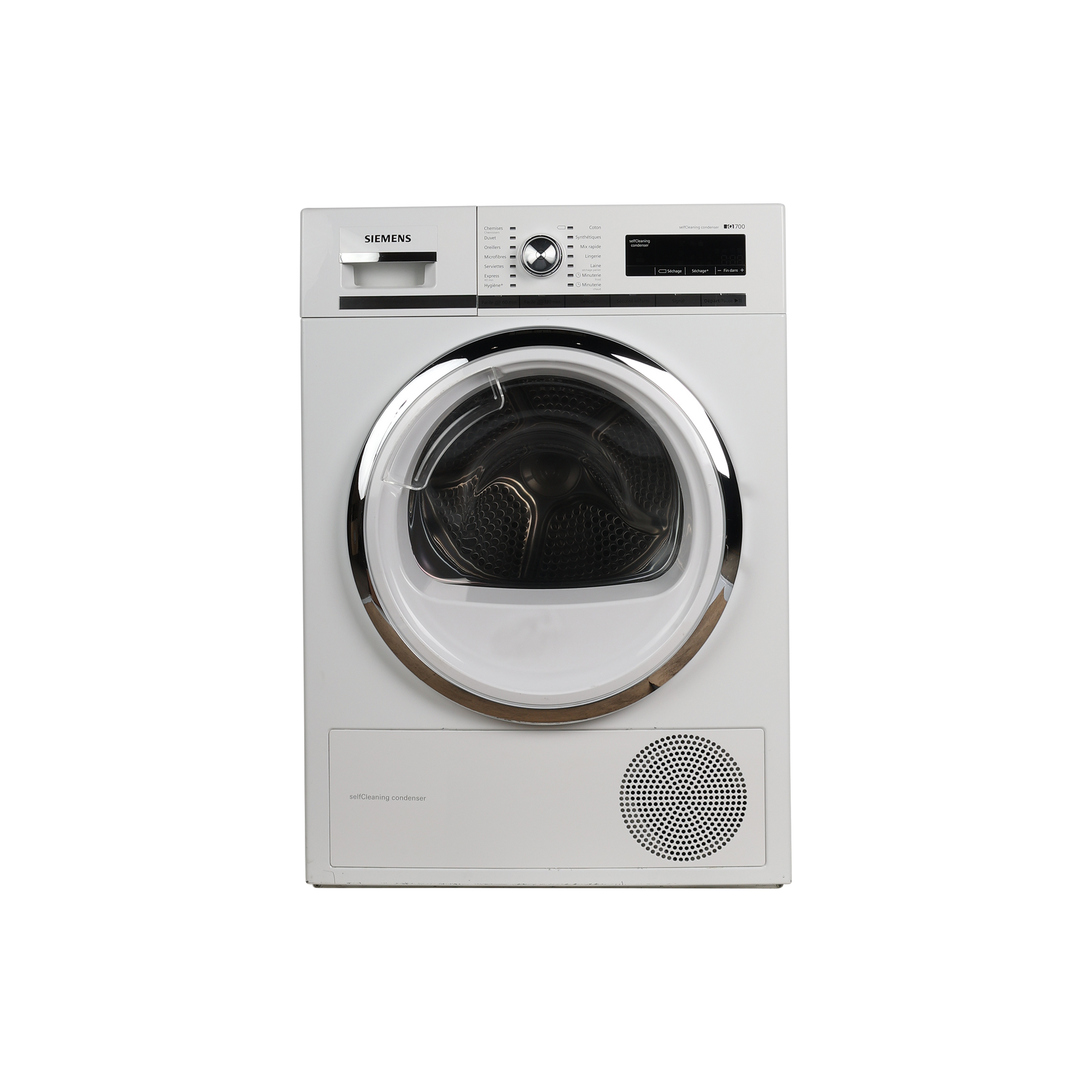 Seche-Linge Pompe À Chaleur 9 kg Reconditionné SIEMENS WT47W590FF : vue de face