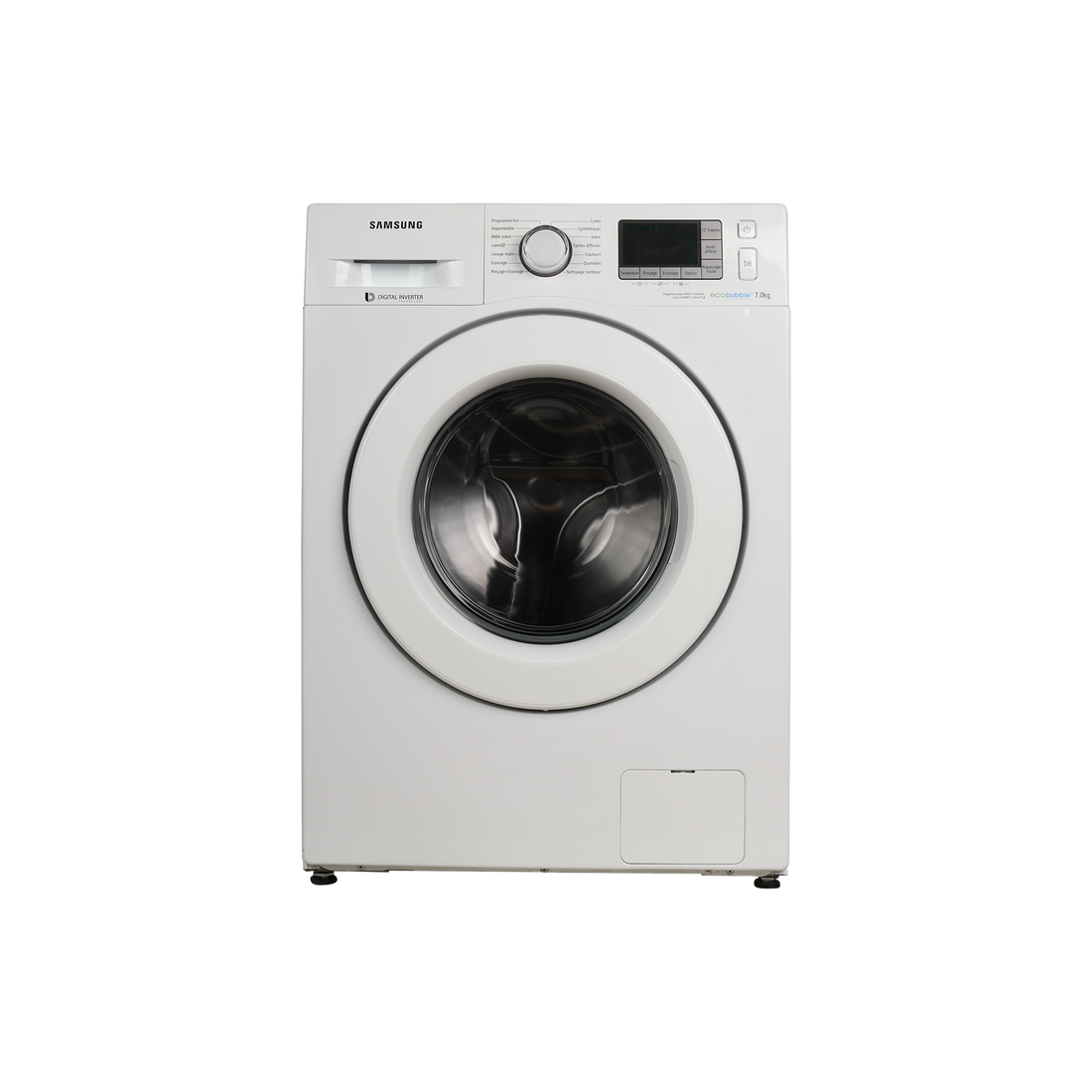 Lave-Linge Hublot 7 kg Reconditionné SAMSUNG WF70F5E3U4W : vue de face