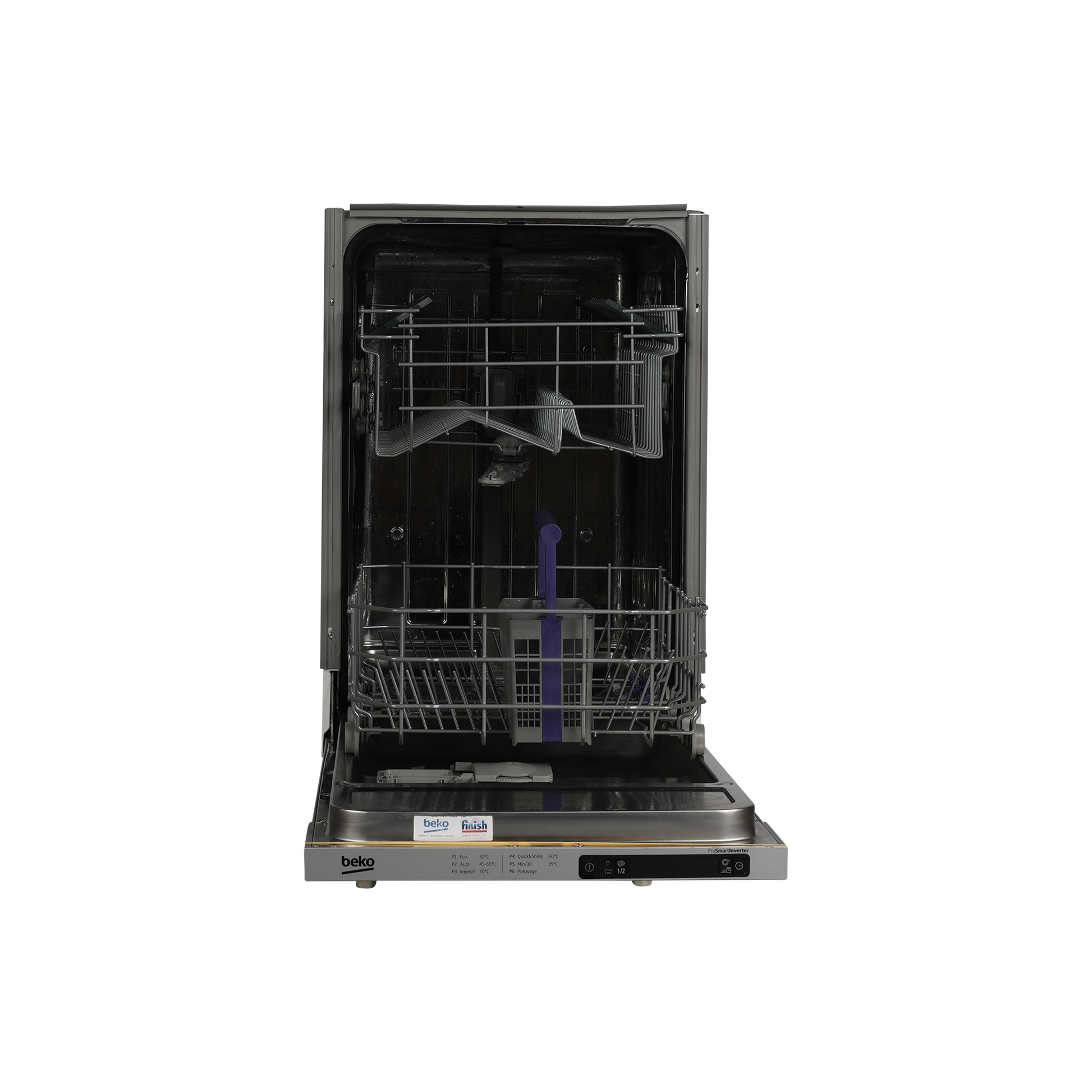 Lave-Vaisselle Encastrable 12 Cvts Reconditionné BEKO LVI40F : vue de l'intérieur