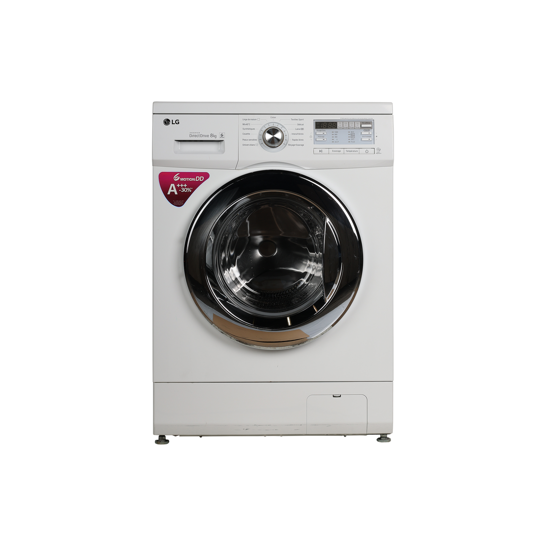 Lave-Linge Hublot 8 kg Reconditionné LG FH496TDAD : vue de face
