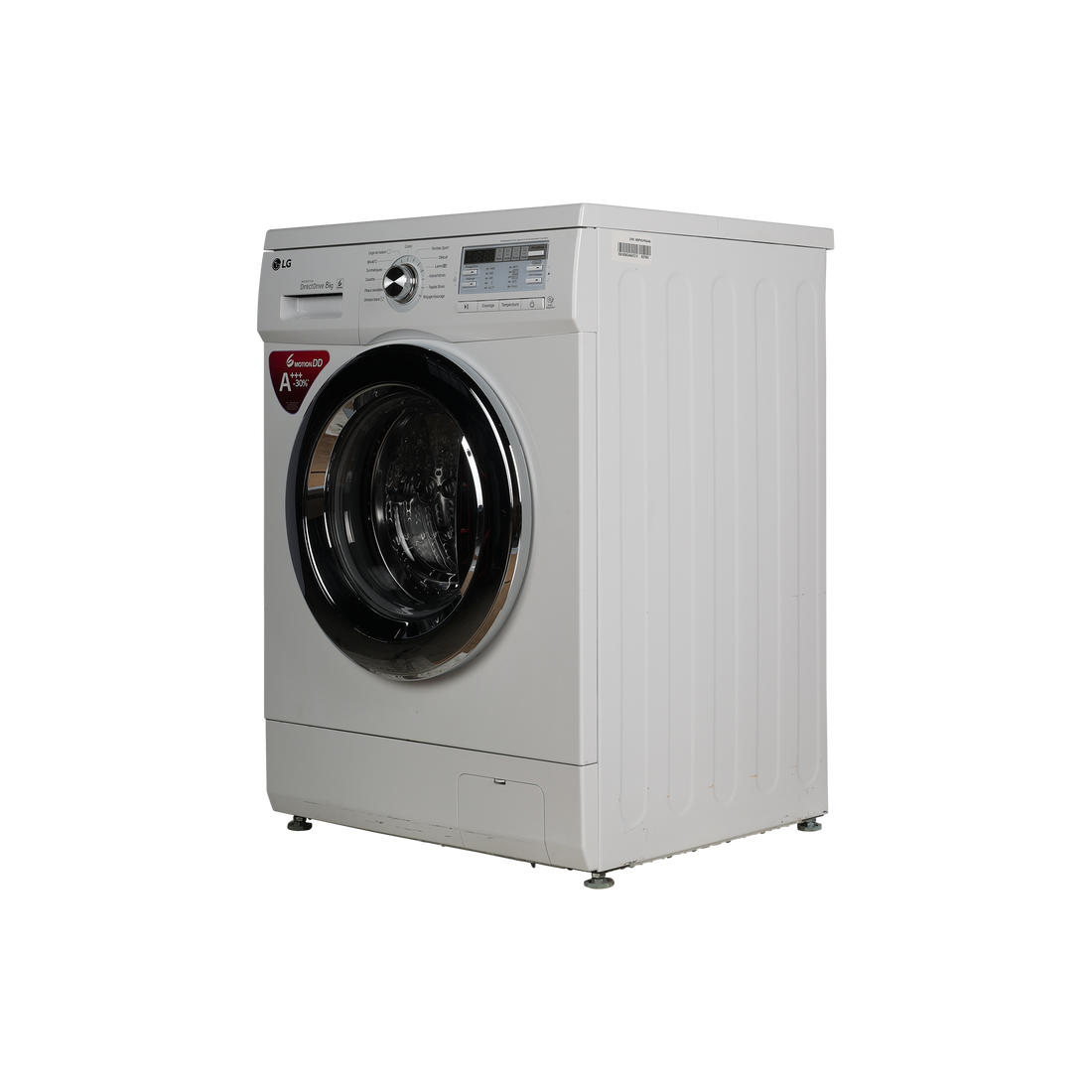 Lave-Linge Hublot 8 kg Reconditionné LG FH496TDAD : vue du côté gauche