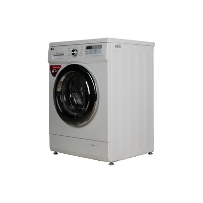 Lave-Linge Hublot 8 kg Reconditionné LG FH496TDAD : vue du côté gauche