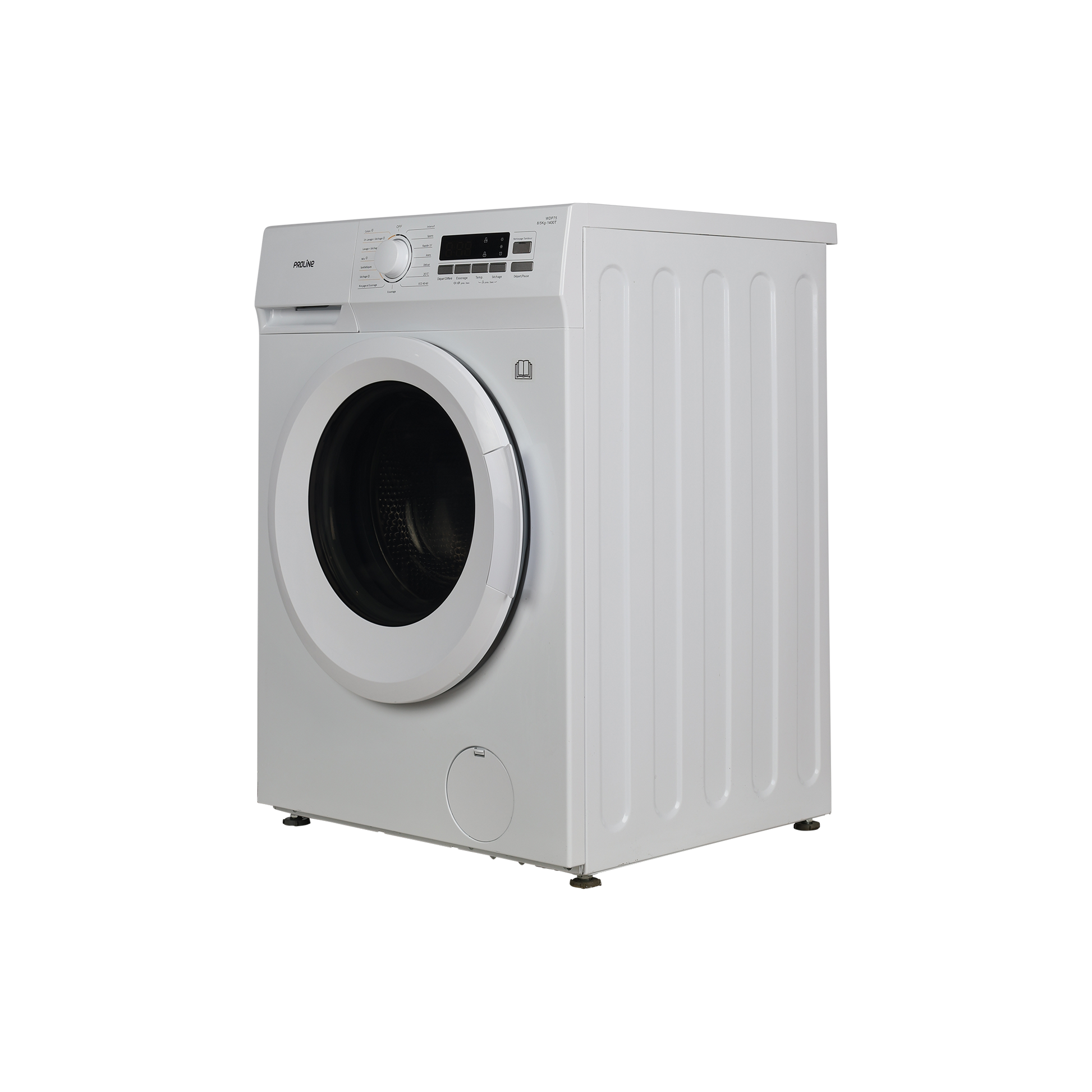 Lave-Linge Sechant 8 kg Reconditionné PROLINE WDP75 : vue du côté gauche