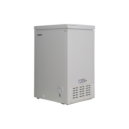Congélateur Coffre 95 L Reconditionné PROLINE PLCH106 : vue du côté gauche