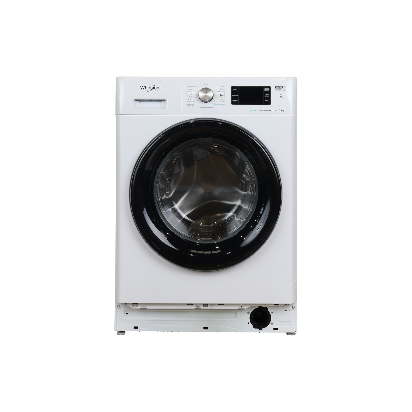 Lave-Linge Hublot 7 kg Reconditionné WHIRLPOOL FFB7458BVFR : vue de face