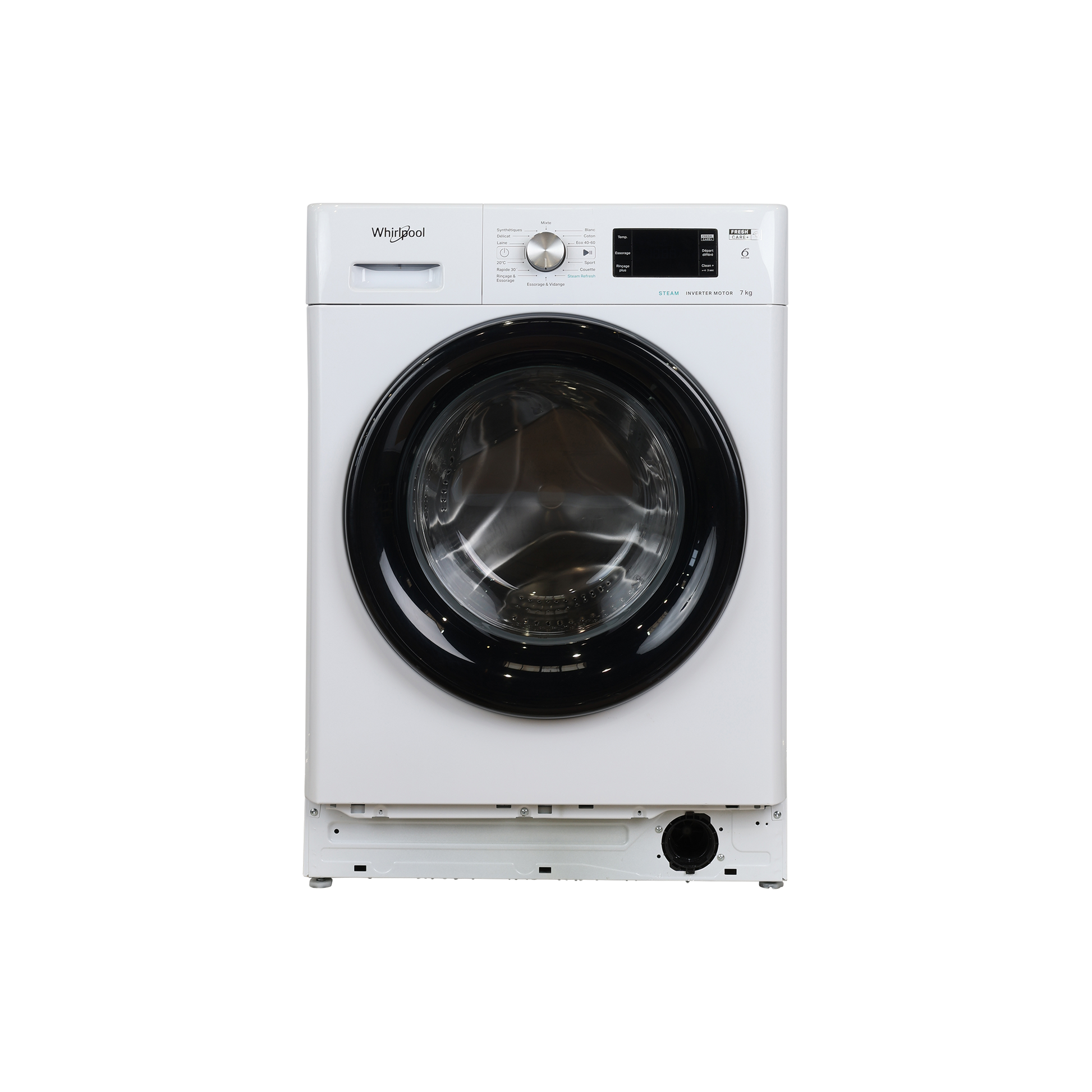 Lave-Linge Hublot 7 kg Reconditionné WHIRLPOOL FFB7458BVFR : vue de face