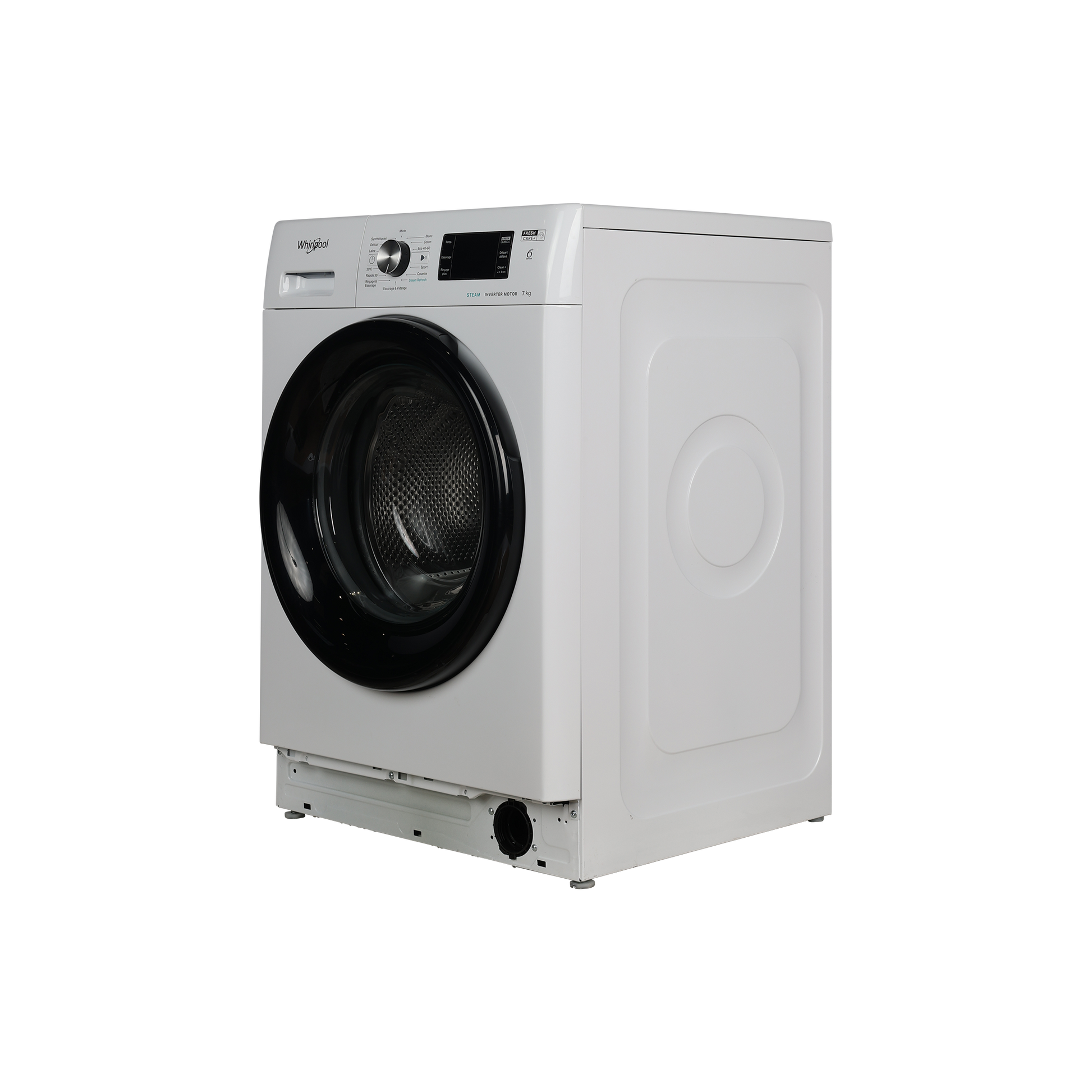 Lave-Linge Hublot 7 kg Reconditionné WHIRLPOOL FFB7458BVFR : vue du côté gauche