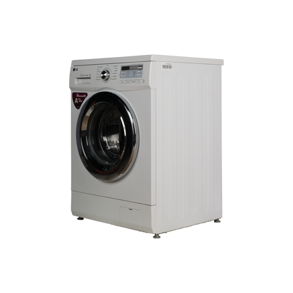 Lave-Linge Hublot 8 kg Reconditionné LG FH496TDAD : vue du côté gauche