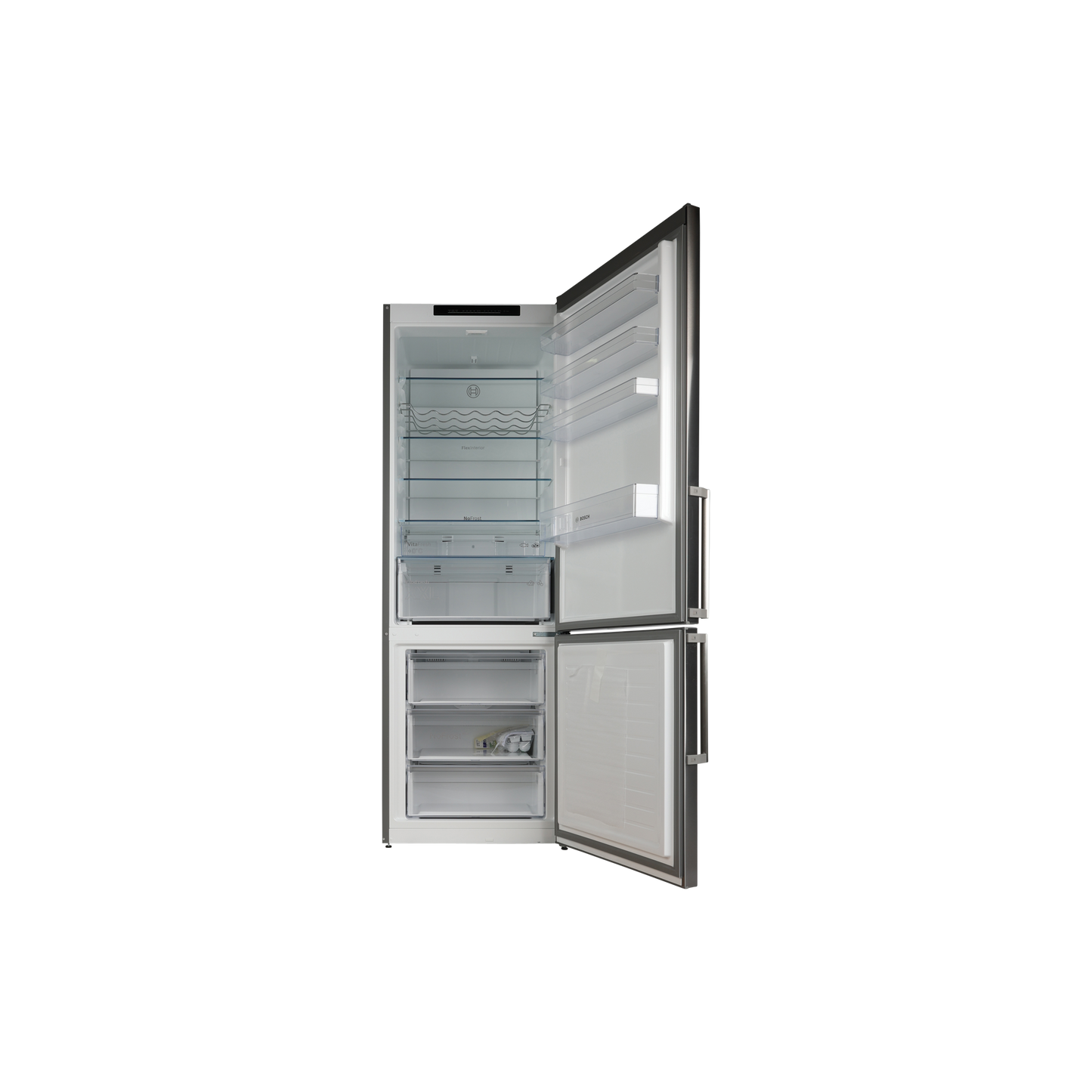 Réfrigérateur Avec Congélateur 440 L Reconditionné BOSCH KGN49VICT : vue de l'intérieur