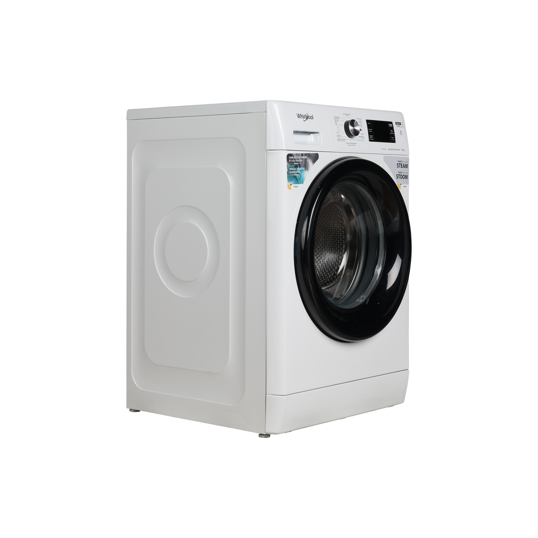 Lave-Linge Hublot 8 kg Reconditionné WHIRLPOOL FFB8469BVFR : vue du côté gauche