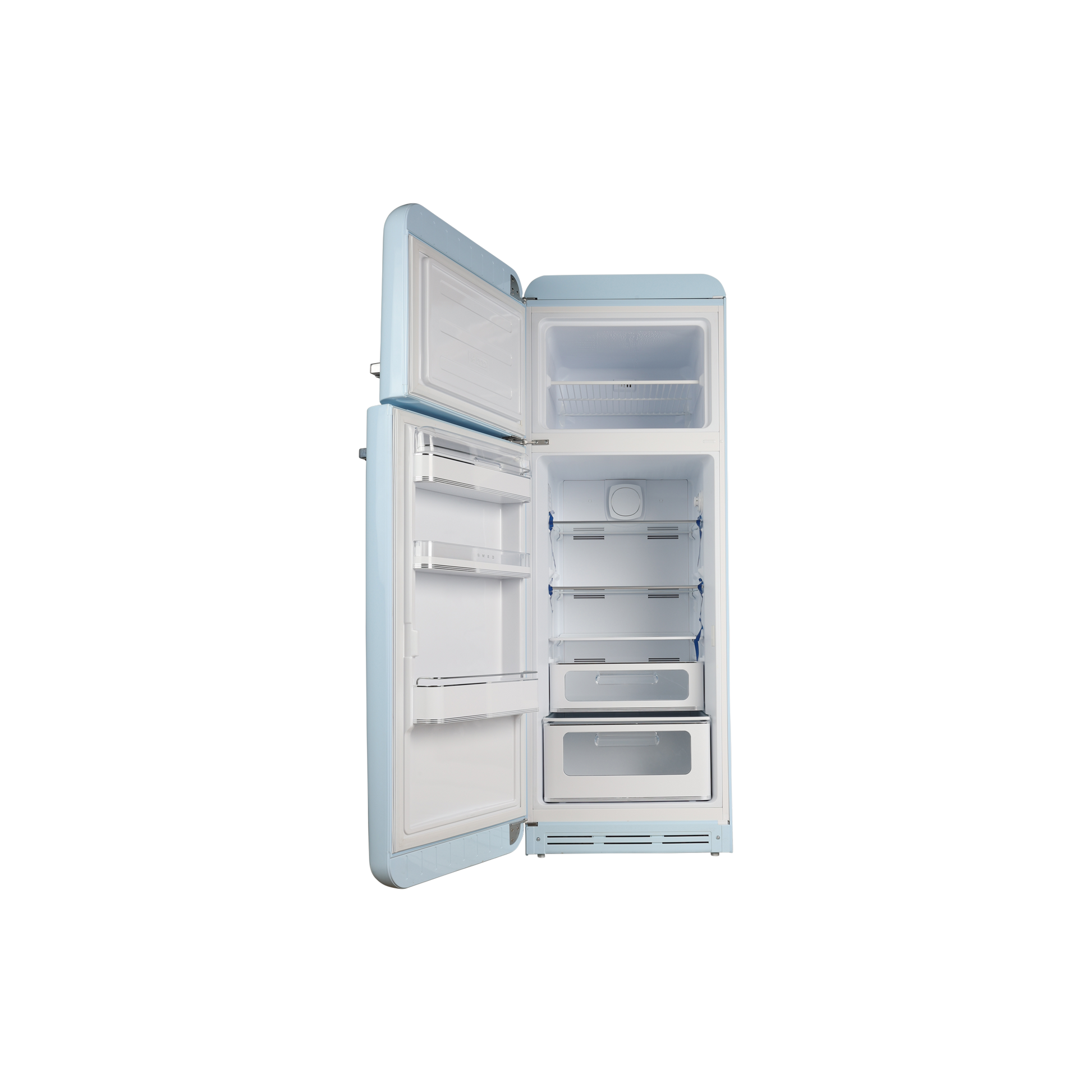 Réfrigérateur Avec Congélateur 294 L Reconditionné SMEG FAB30LPB5 : vue de l'intérieur