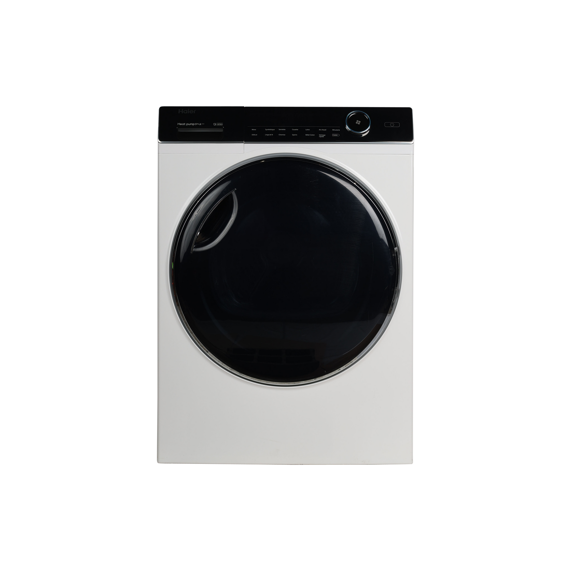 Seche-Linge Pompe À Chaleur 9 kg Reconditionné HAIER HD90-A3979 : vue de face