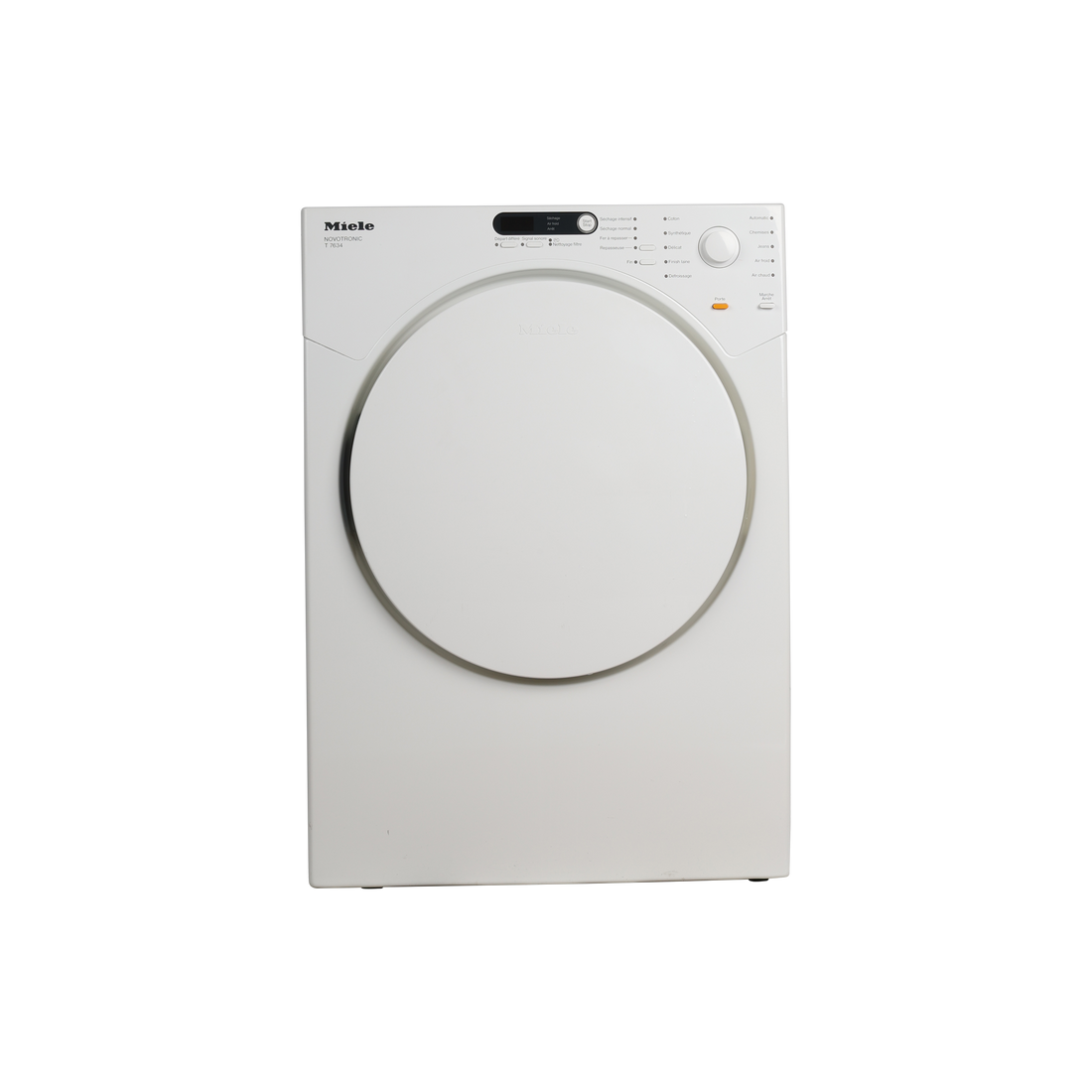 Seche-Linge Evacuation 6 kg Reconditionné MIELE T7634 : vue de face