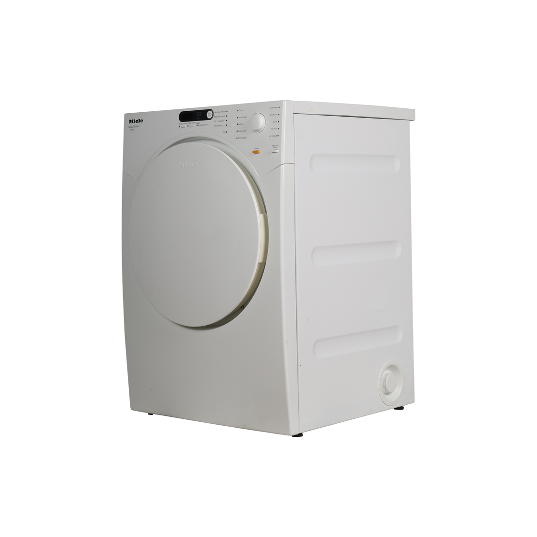 Seche-Linge Evacuation 6 kg Reconditionné MIELE T7634 : vue du côté gauche