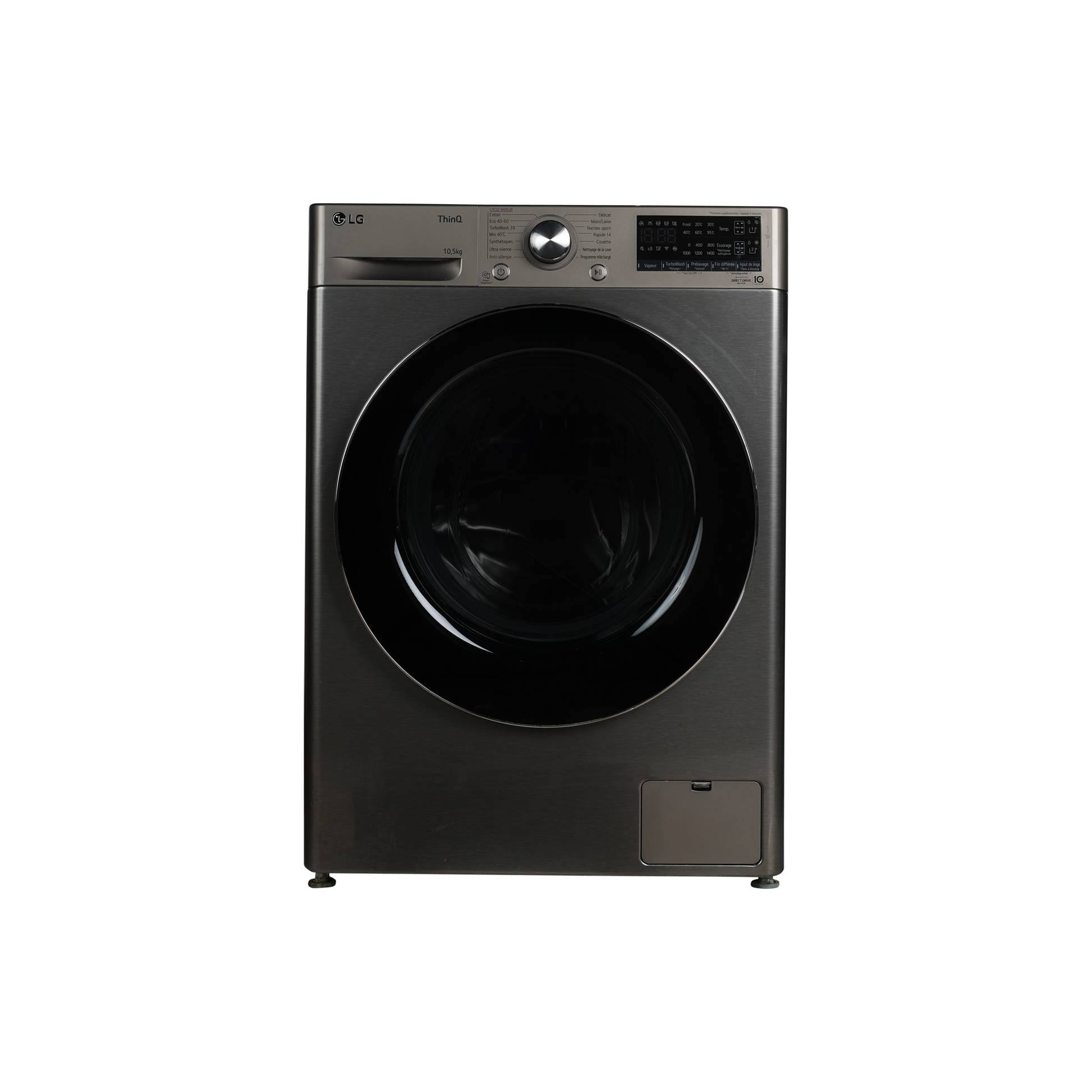 Lave-Linge Hublot 10.5 kg Reconditionné LG F14V72ISTA : vue de face