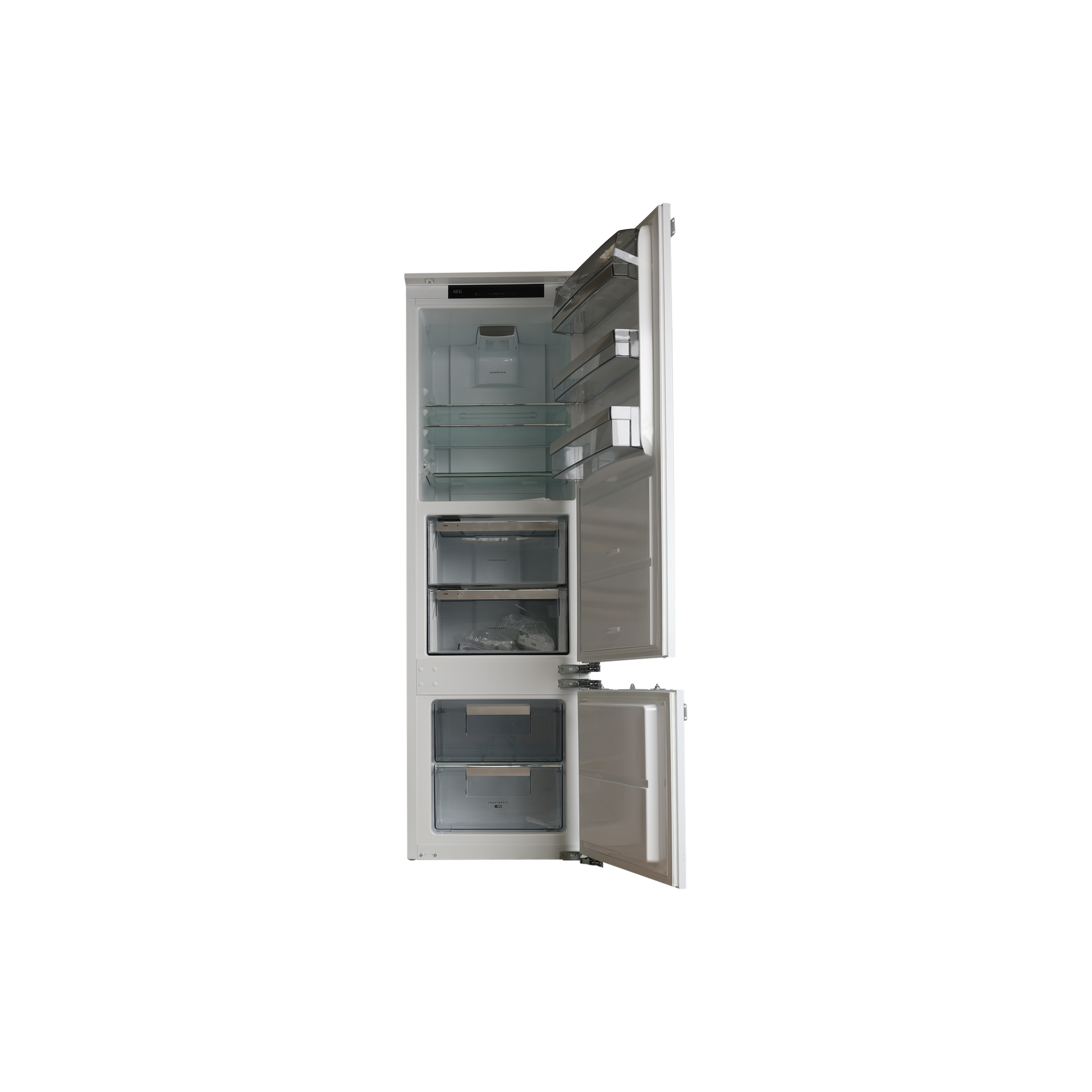Réfrigérateur Encastrable 176 L Reconditionné AEG SFE814D9ZC : vue de l'intérieur