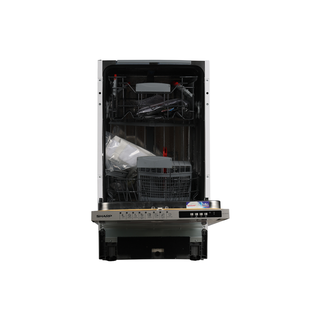 Lave-Vaisselle Encastrable 10 Cvts Reconditionné SHARP QW-I1GI47EX : vue de l'intérieur
