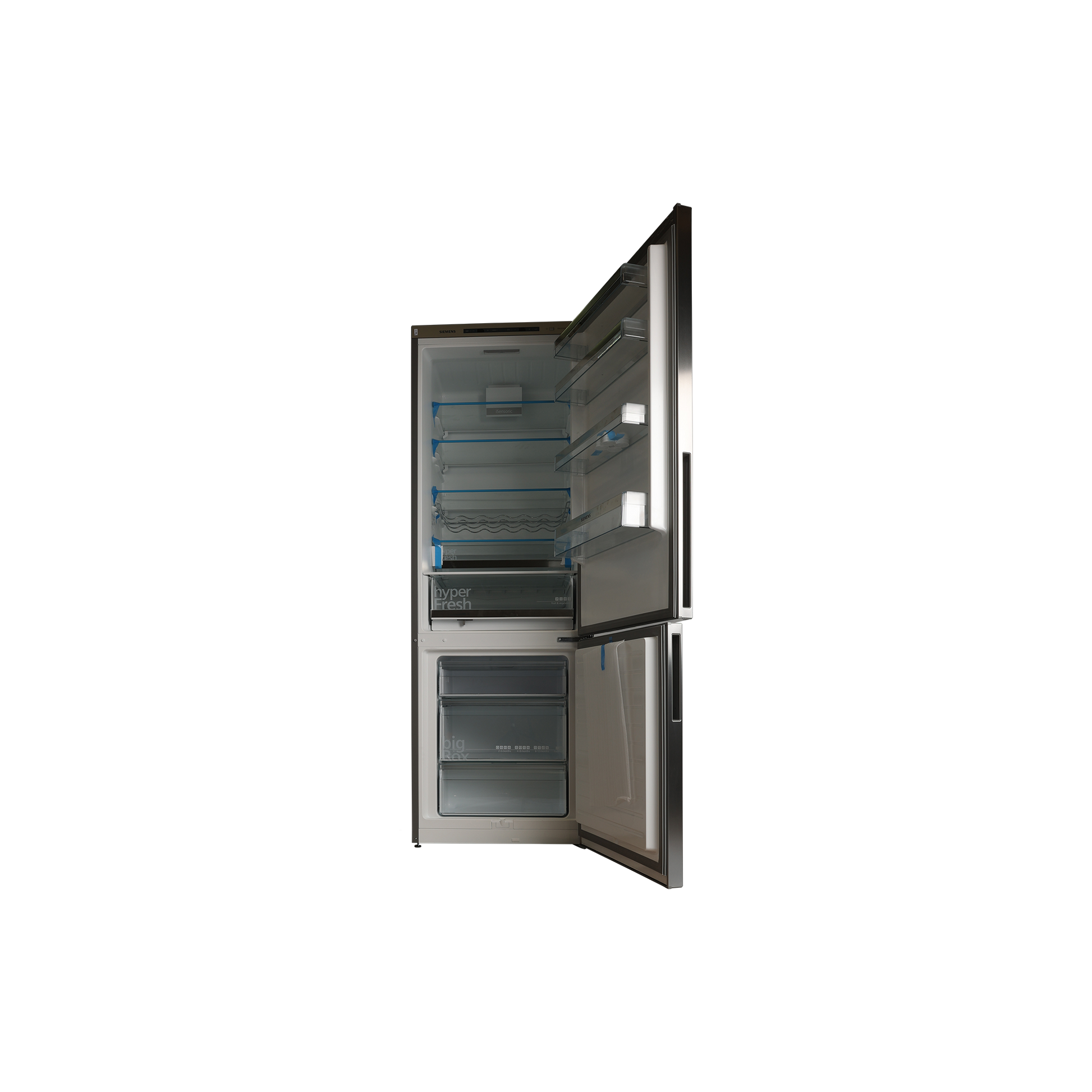 Réfrigérateur Avec Congélateur 413 L Reconditionné SIEMENS KG49EAICA : vue de l'intérieur