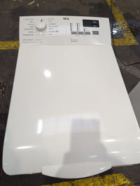 Lave-Linge Top 6 kg Reconditionné AEG L6TDR622K : vue du haut ouverture et commandes