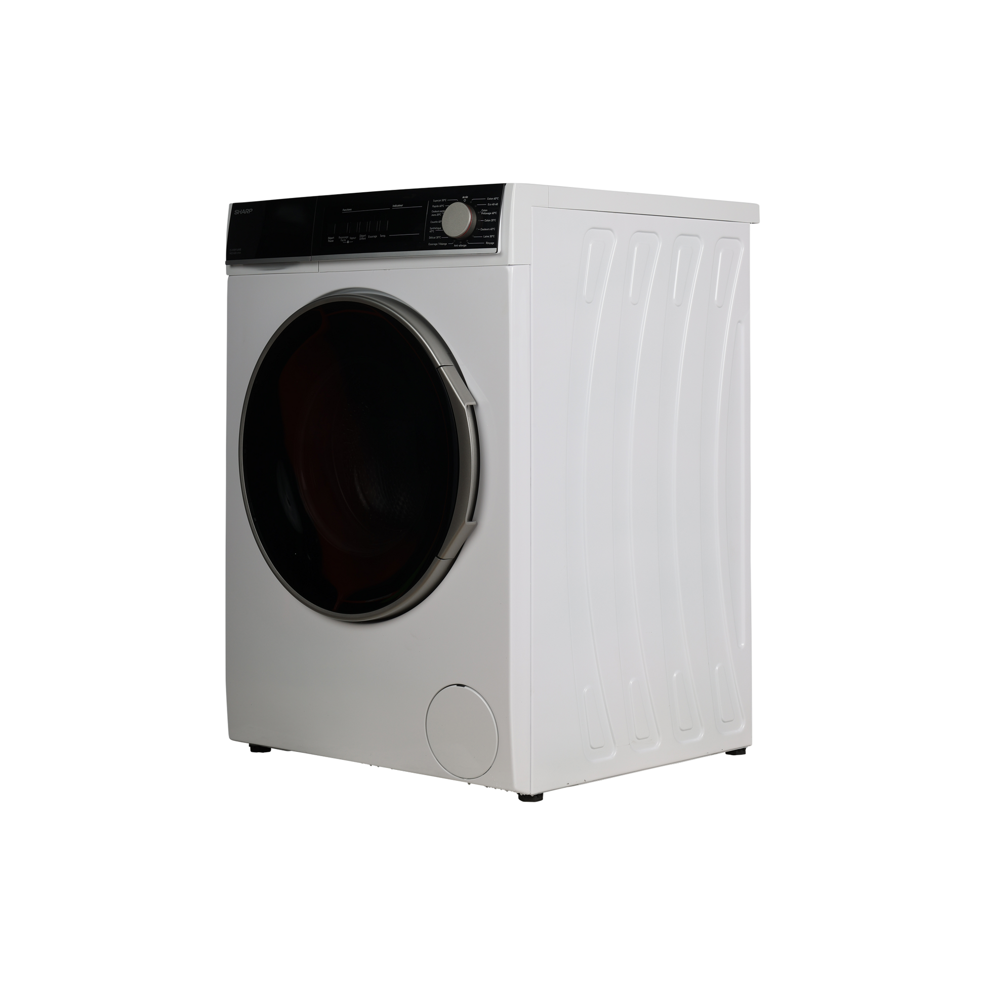Lave-Linge Hublot 9 kg Reconditionné SHARP ES-NFB914AWB : vue du côté gauche