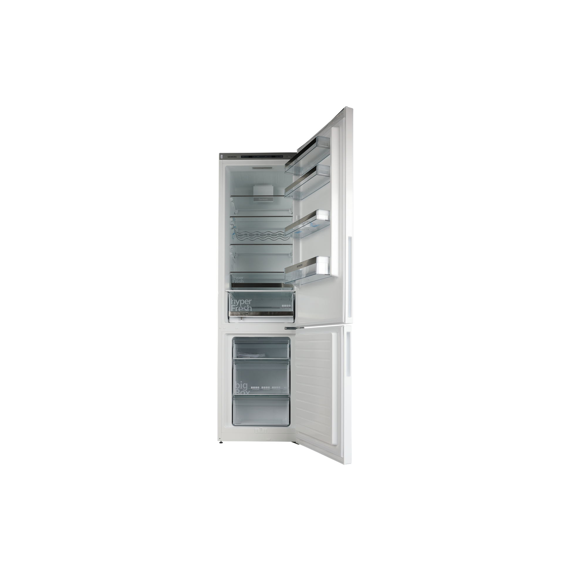 Réfrigérateur Avec Congélateur 343 L Reconditionné SIEMENS KG39EAWCA : vue de l'intérieur