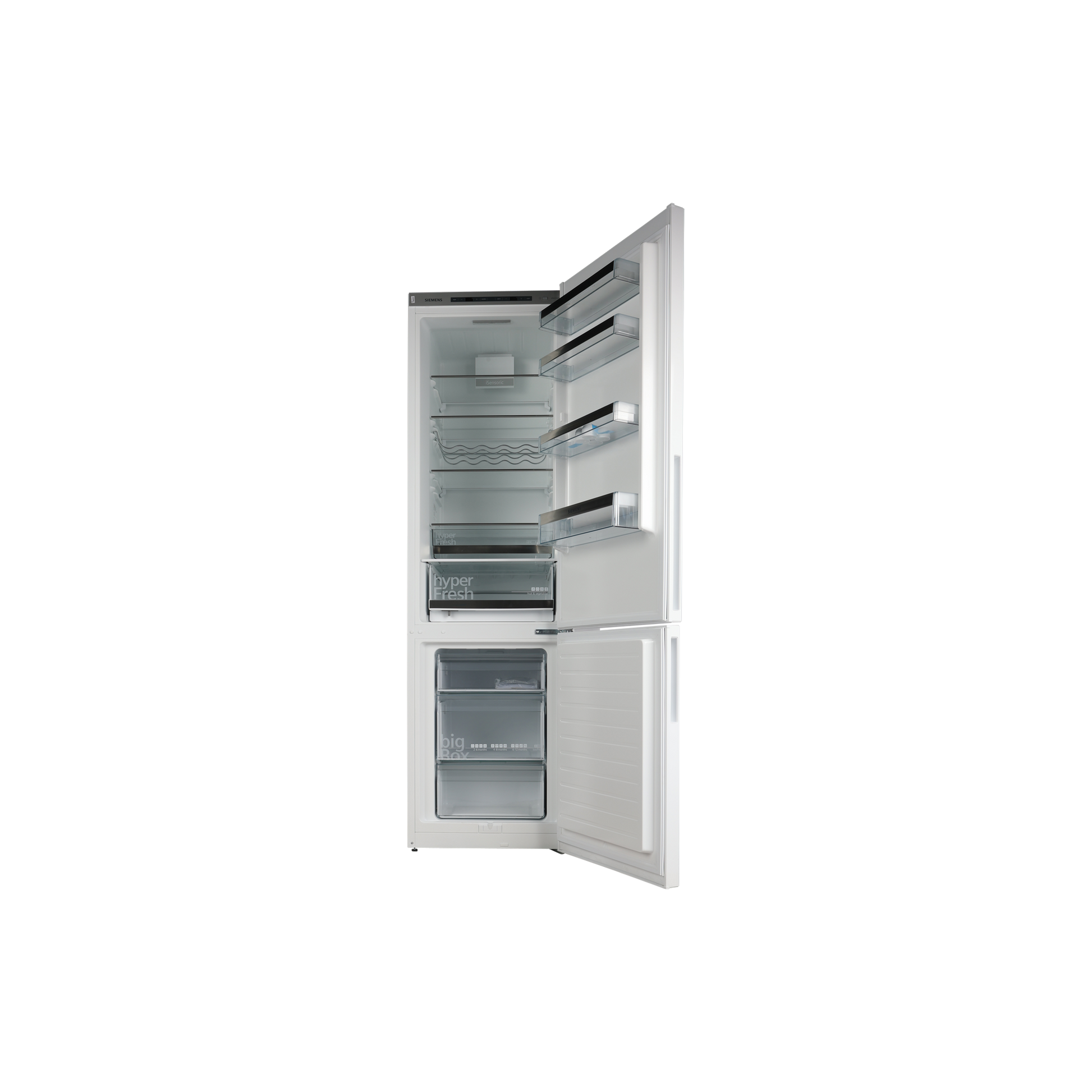 Réfrigérateur Avec Congélateur 343 L Reconditionné SIEMENS KG39EAWCA : vue de l'intérieur