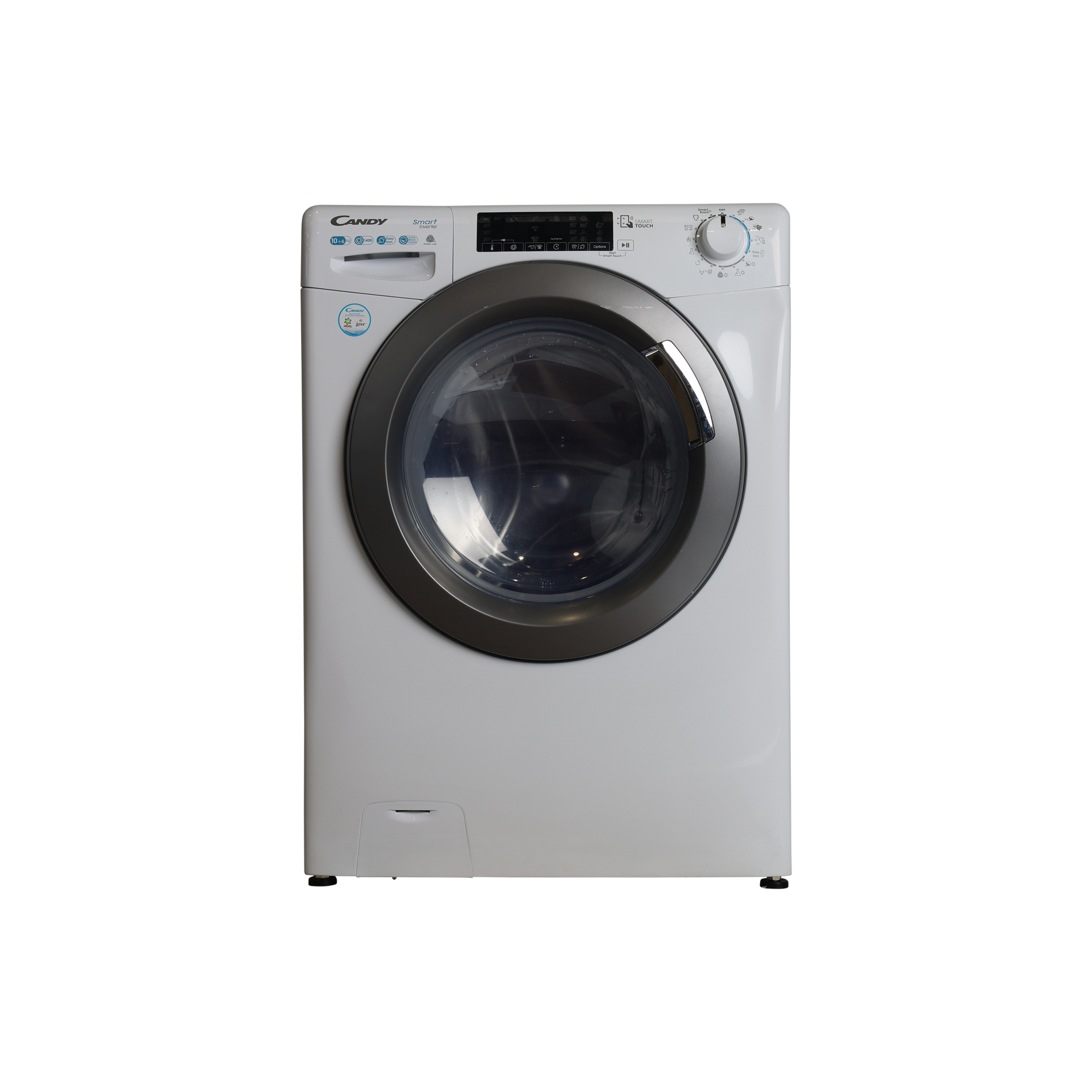 Lave-Linge Sechant 10 kg Reconditionné CANDY CSWS4106TWMRE-47 : vue de face