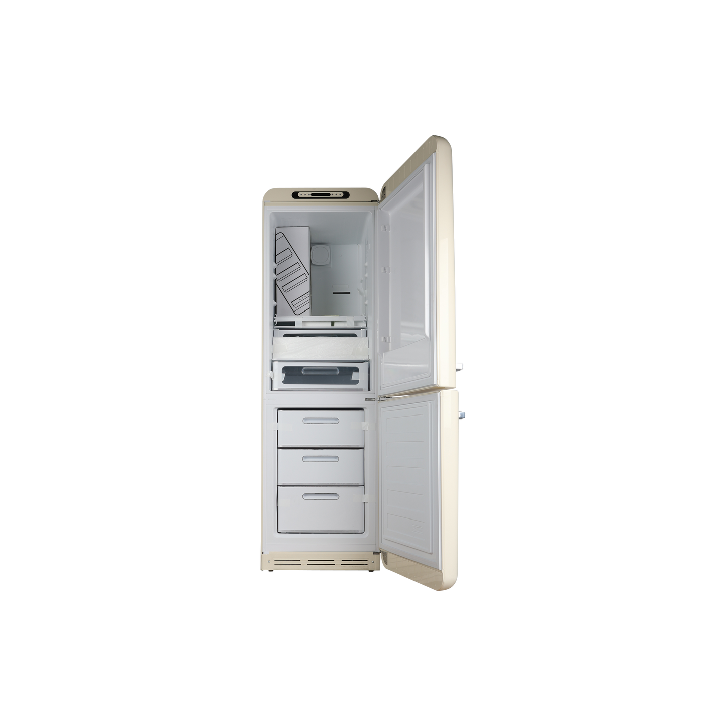 Réfrigérateur Avec Congélateur 331 L Reconditionné SMEG FAB32RCR5 : vue de l'intérieur