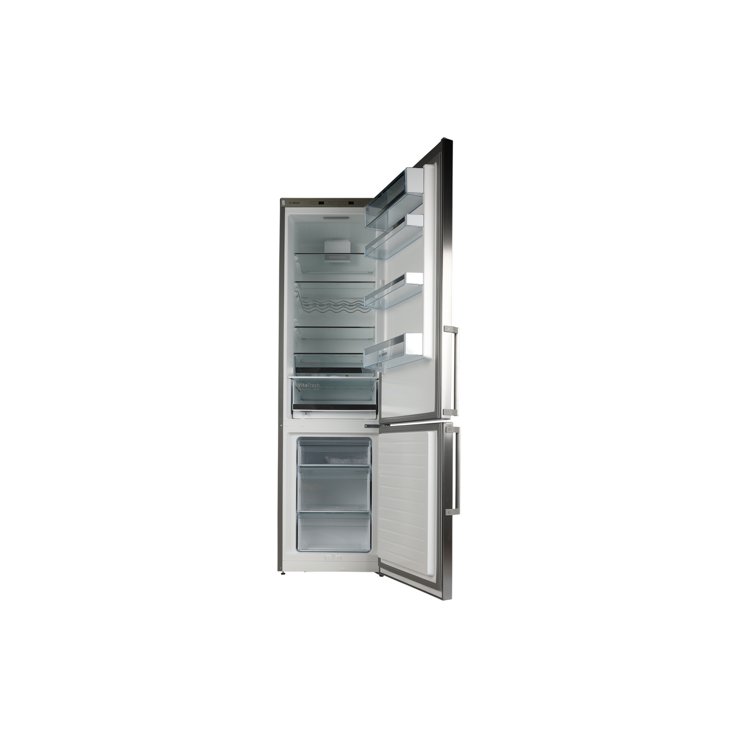 Réfrigérateur Avec Congélateur 343 L Reconditionné BOSCH KGE398IBP : vue de l'intérieur