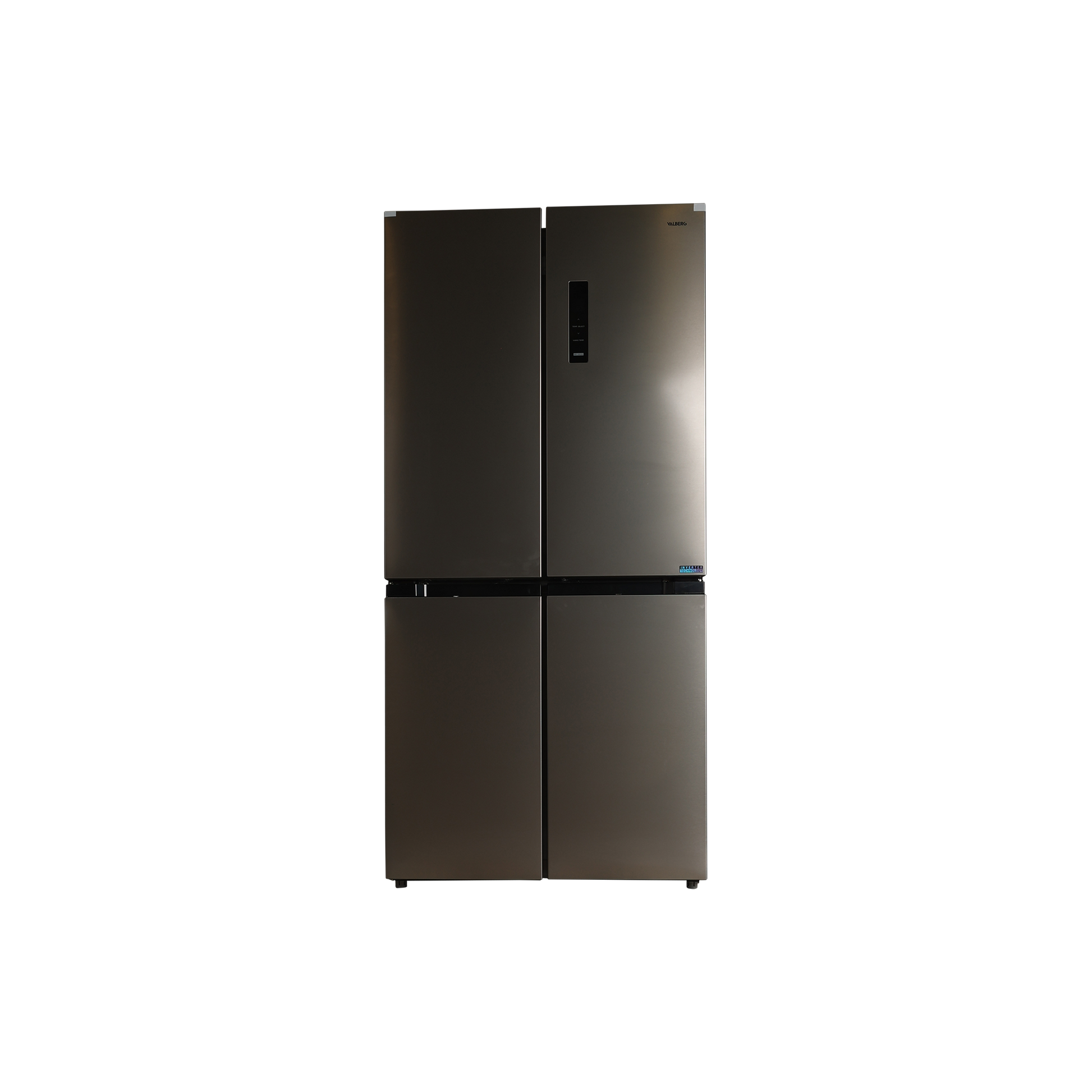Réfrigérateur Multi-Portes 474 L Reconditionné VALBERG 4D 474 E X 625C : vue de face