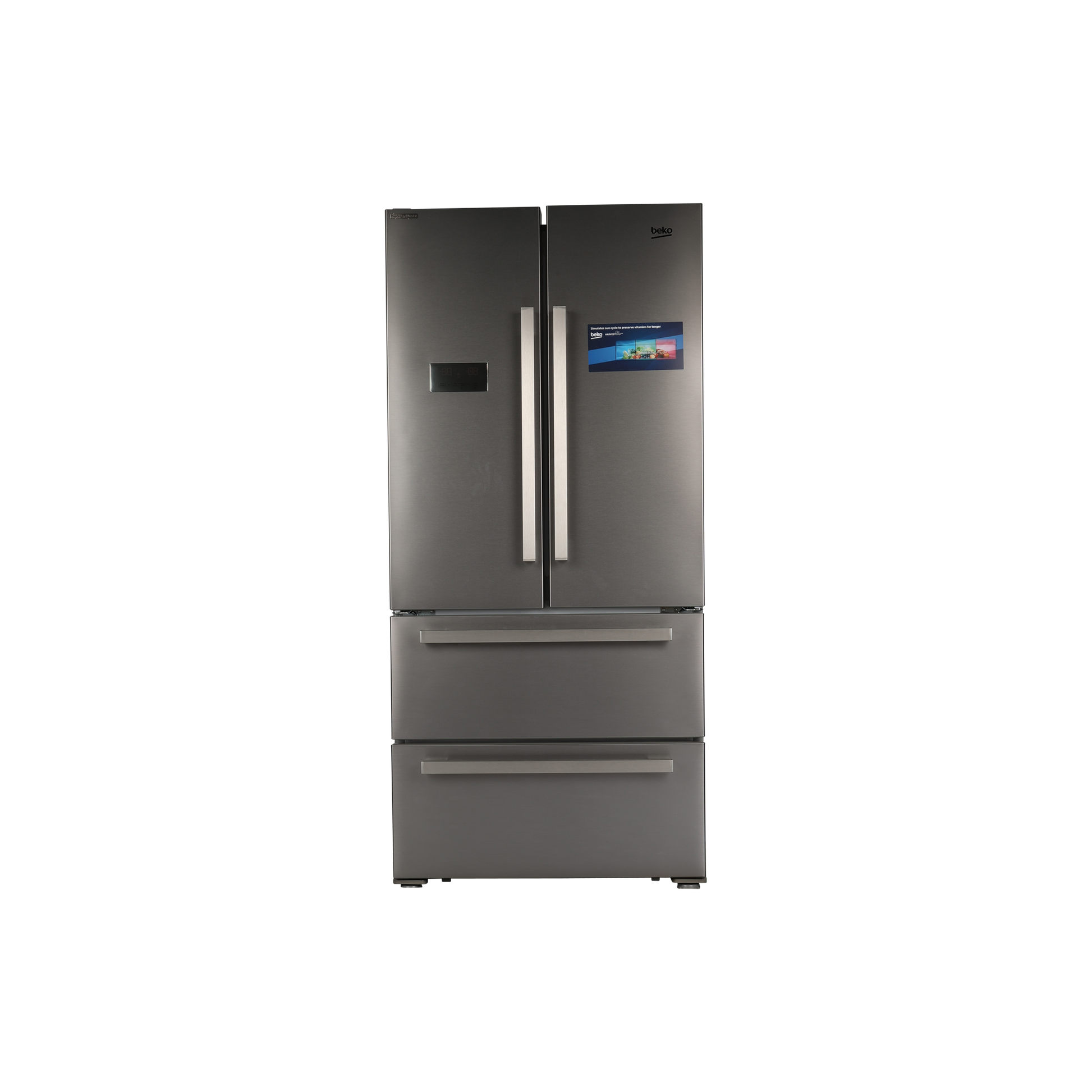 Réfrigérateur Multi-Portes 539 L Reconditionné BEKO GNE6039XPN : vue de face