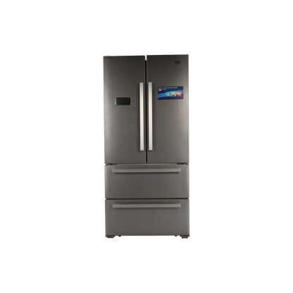 Réfrigérateur Multi-Portes 539 L Reconditionné BEKO GNE6039XPN : vue de face