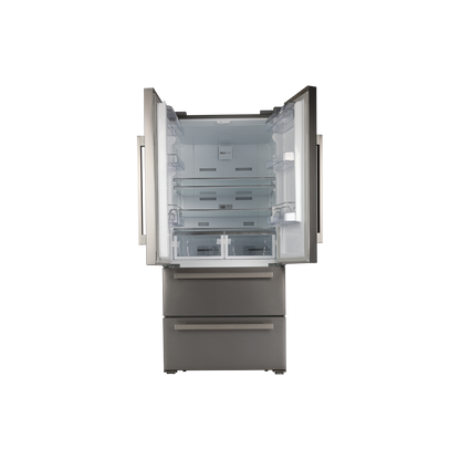 Réfrigérateur Multi-Portes 539 L Reconditionné BEKO GNE6039XPN : vue de l'intérieur