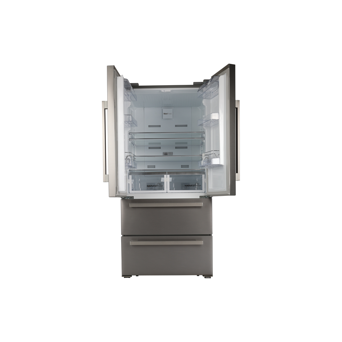 Réfrigérateur Multi-Portes 539 L Reconditionné BEKO GNE6039XPN : vue de l'intérieur