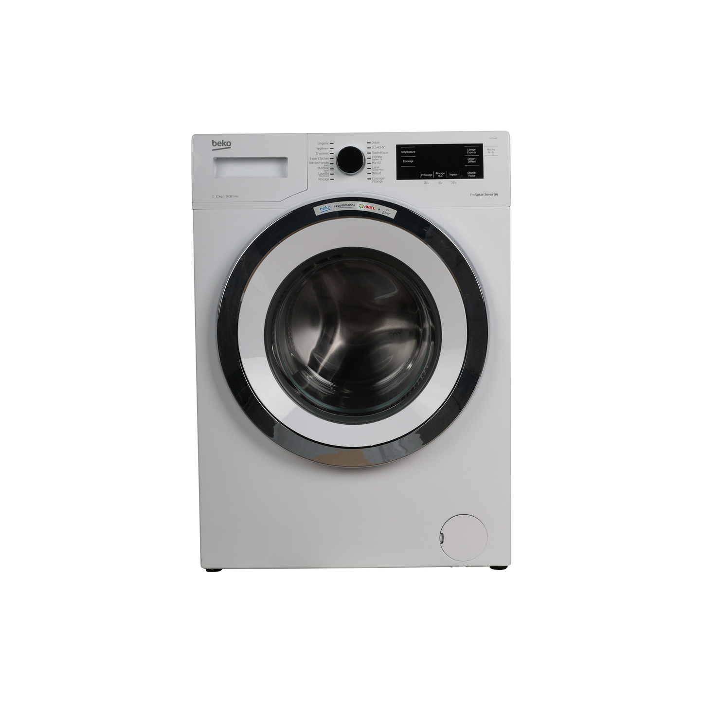 Lave-Linge Hublot 11 kg Reconditionné BEKO LLF11W2 : vue de face