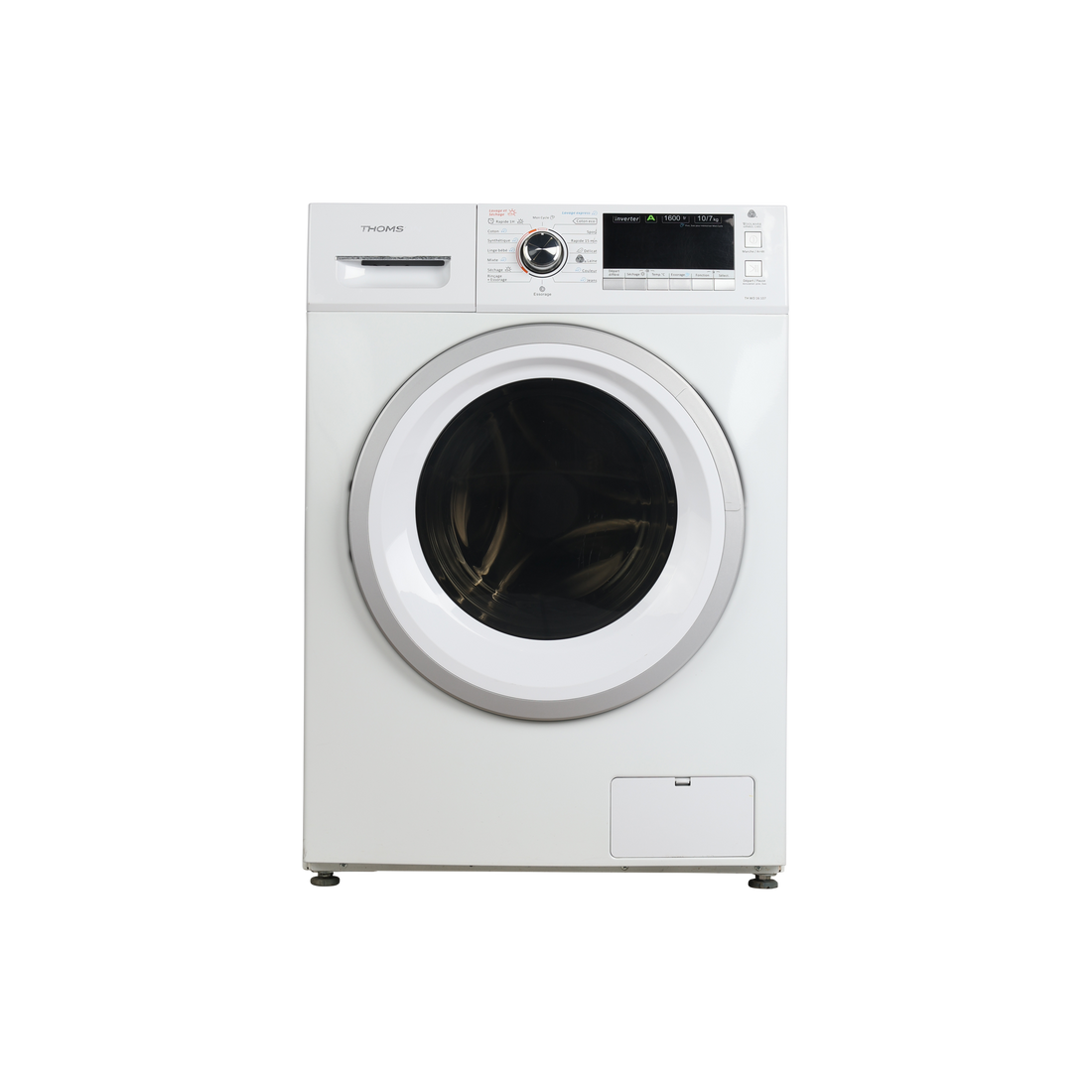 Lave-Linge Sechant 10 kg Reconditionné THOMSON THWD16107 BLANC : vue de face