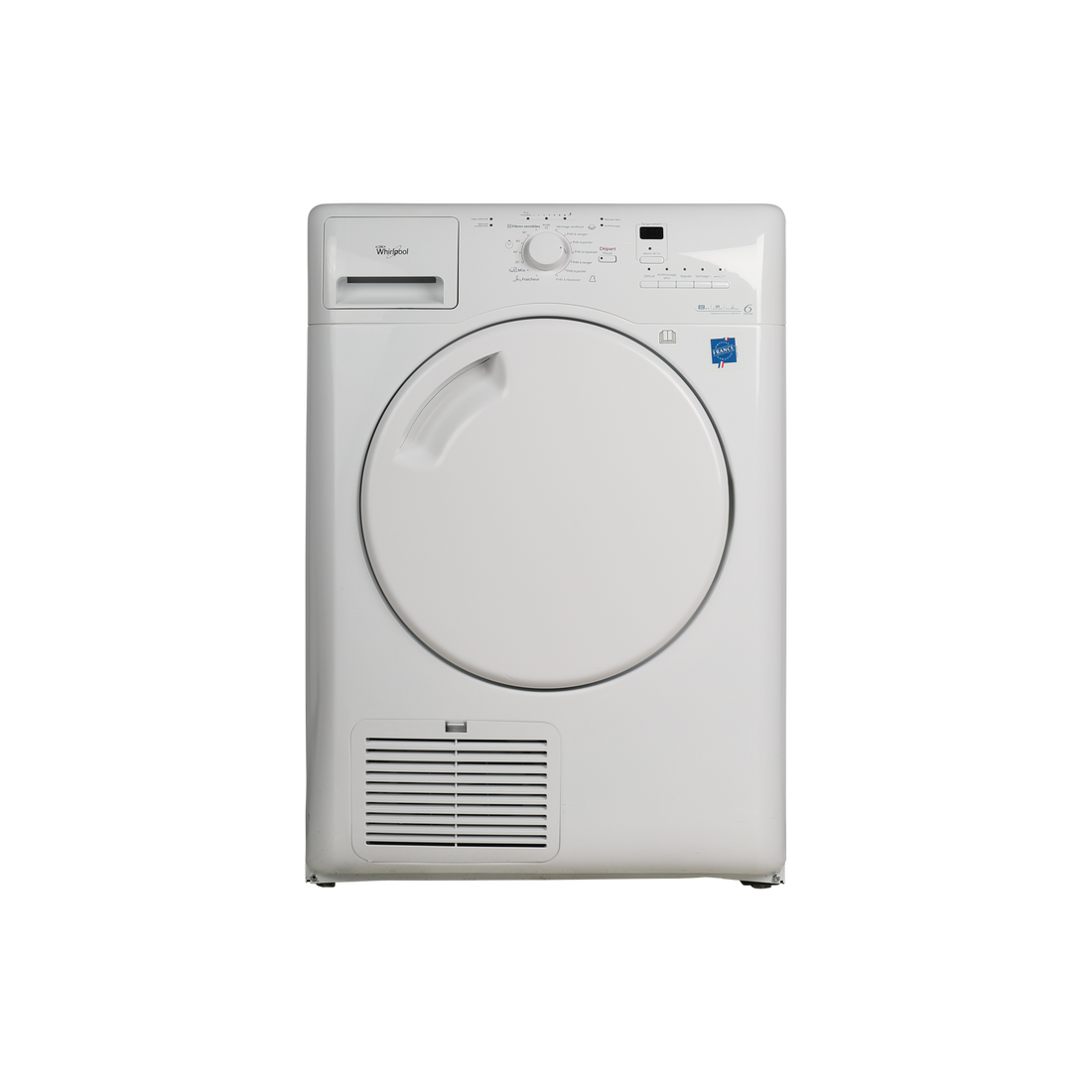 Seche-Linge Condensation 8 kg Reconditionné WHIRLPOOL AZB8575 : vue de face
