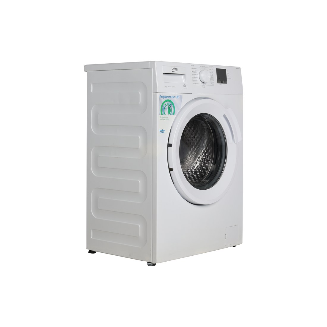 Lave-Linge Hublot 6 kg Reconditionné BEKO DWTV6621XWOW : vue du côté gauche