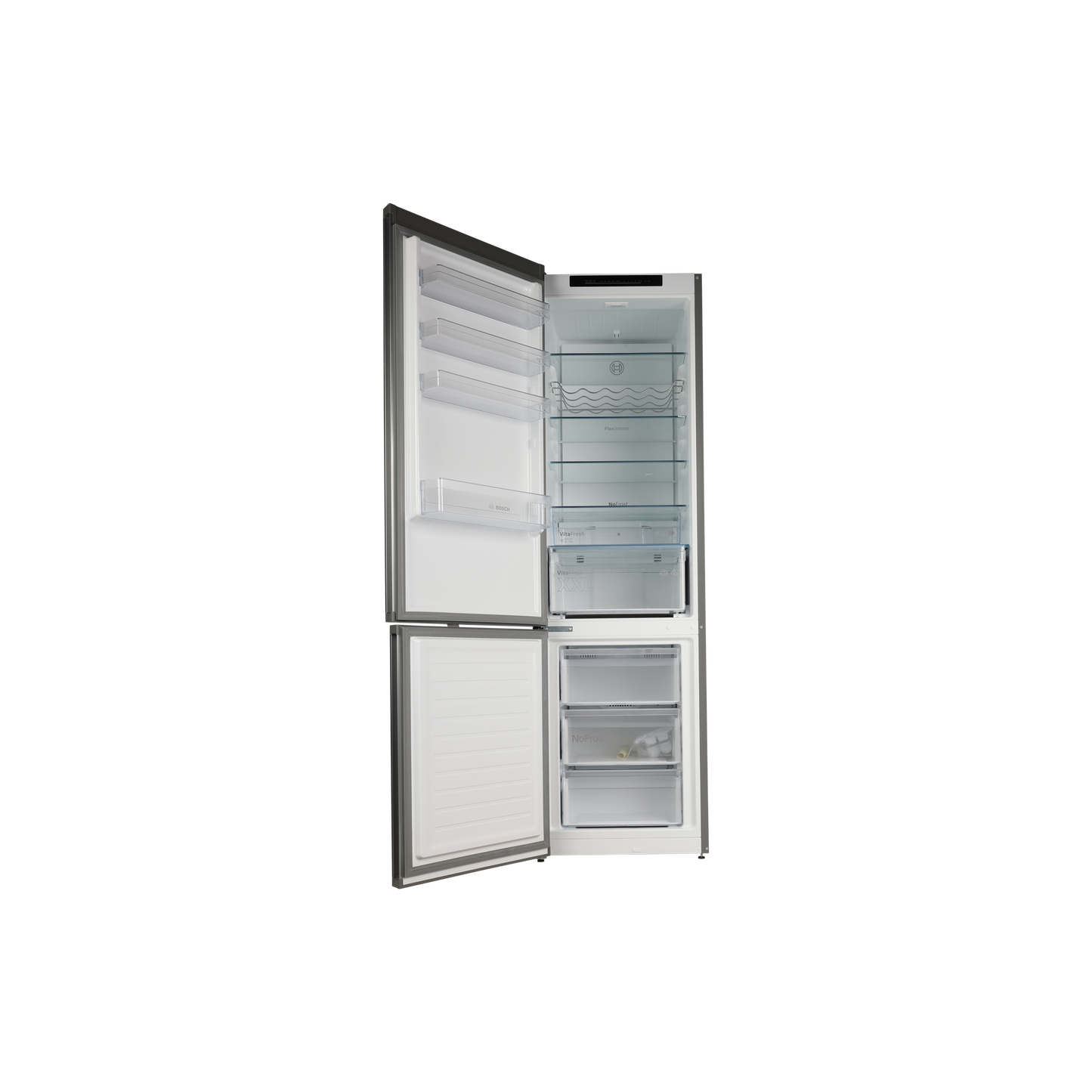 Réfrigérateur Avec Congélateur 363 L Reconditionné BOSCH KGN392LCF : vue de l'intérieur