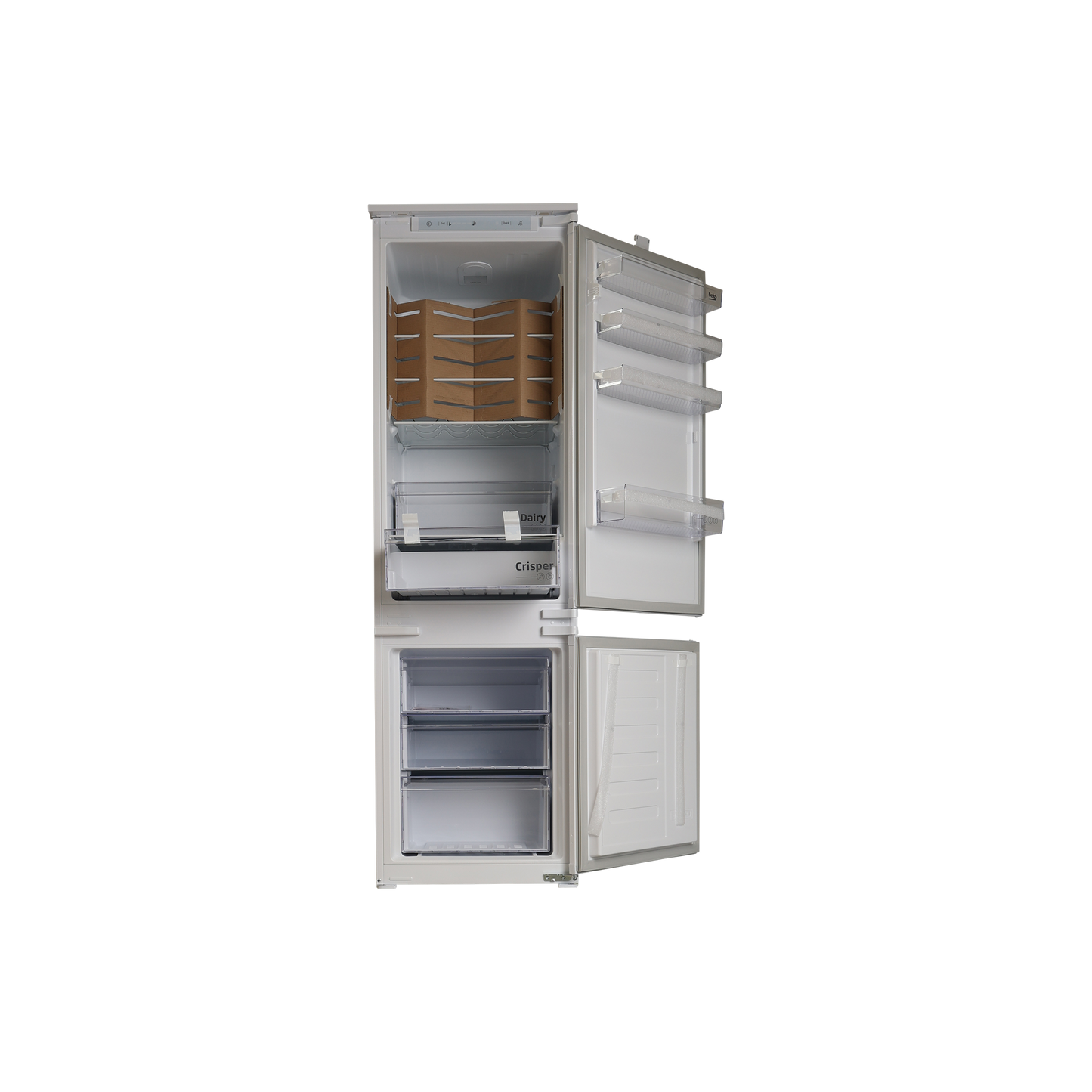 Réfrigérateur Avec Congélateur 271 L Reconditionné BEKO BCSA283E4SN : vue de l'intérieur