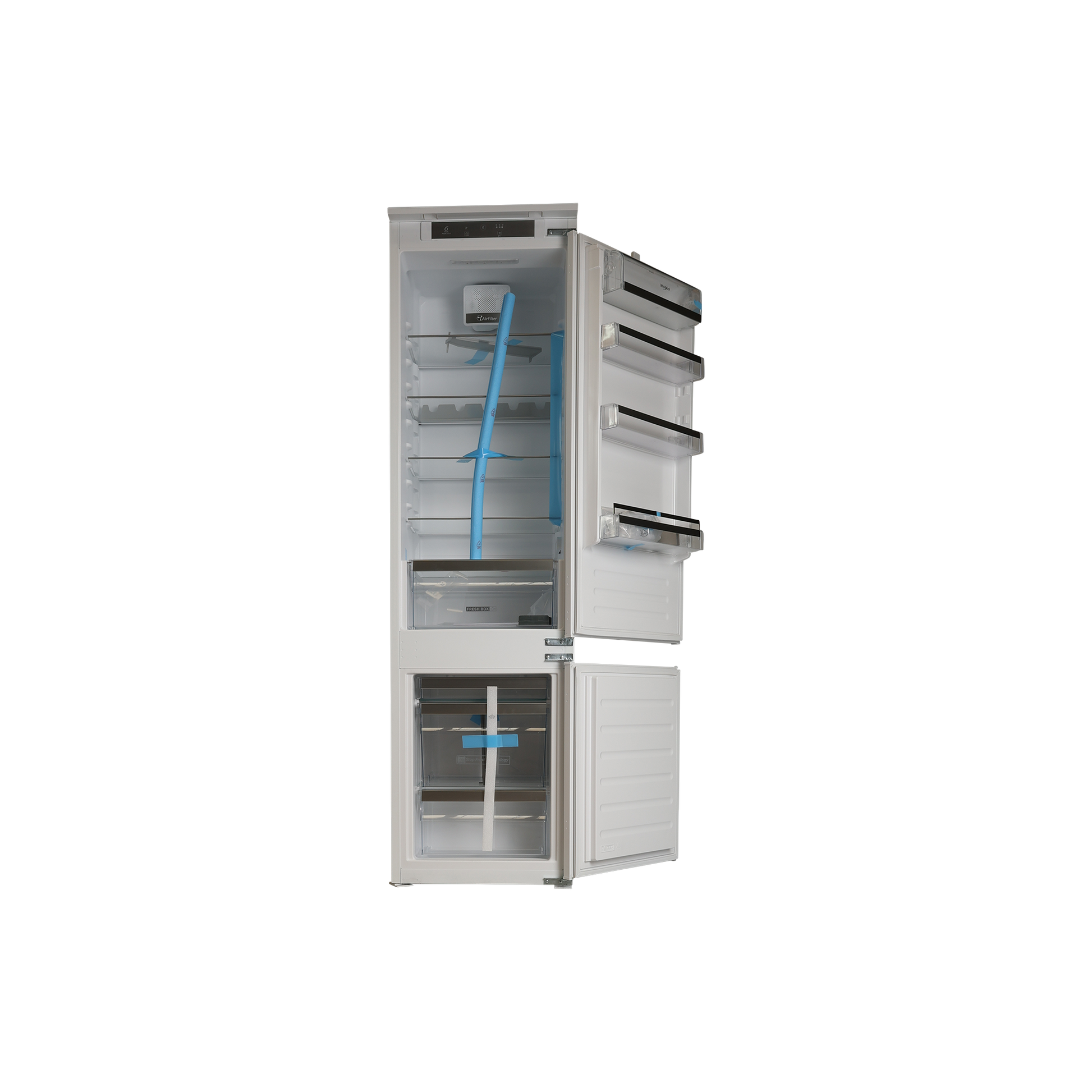 Réfrigérateur Encastrable 306 L Reconditionné WHIRLPOOL ART9811SF2 : vue de l'intérieur