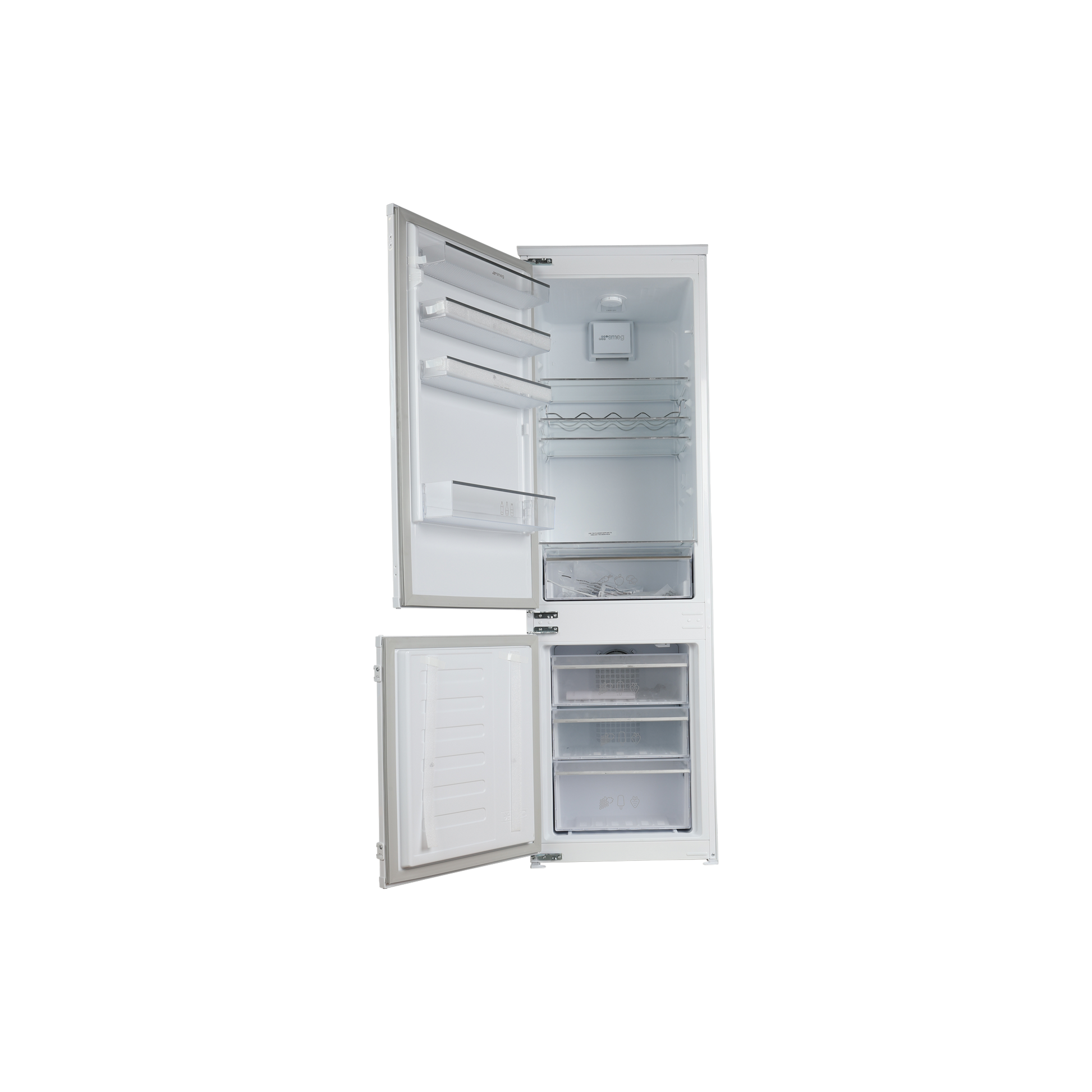 Réfrigérateur Encastrable 262 L Reconditionné SMEG C3170NE : vue de l'intérieur