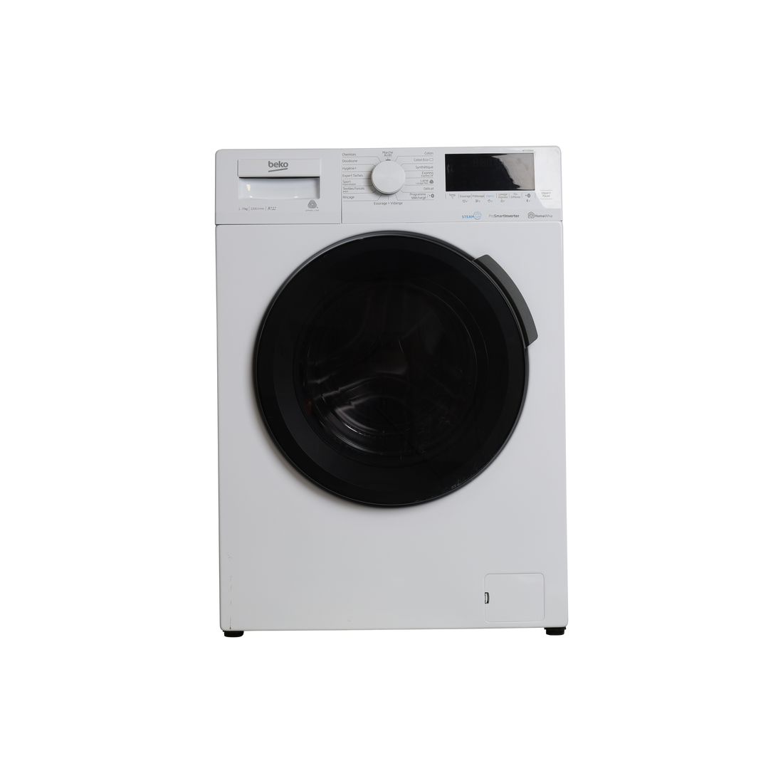Lave-Linge Hublot 7 kg Reconditionné BEKO WTS7200W : vue de face